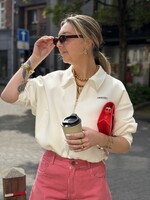 Millie Zip Through - Crispy White