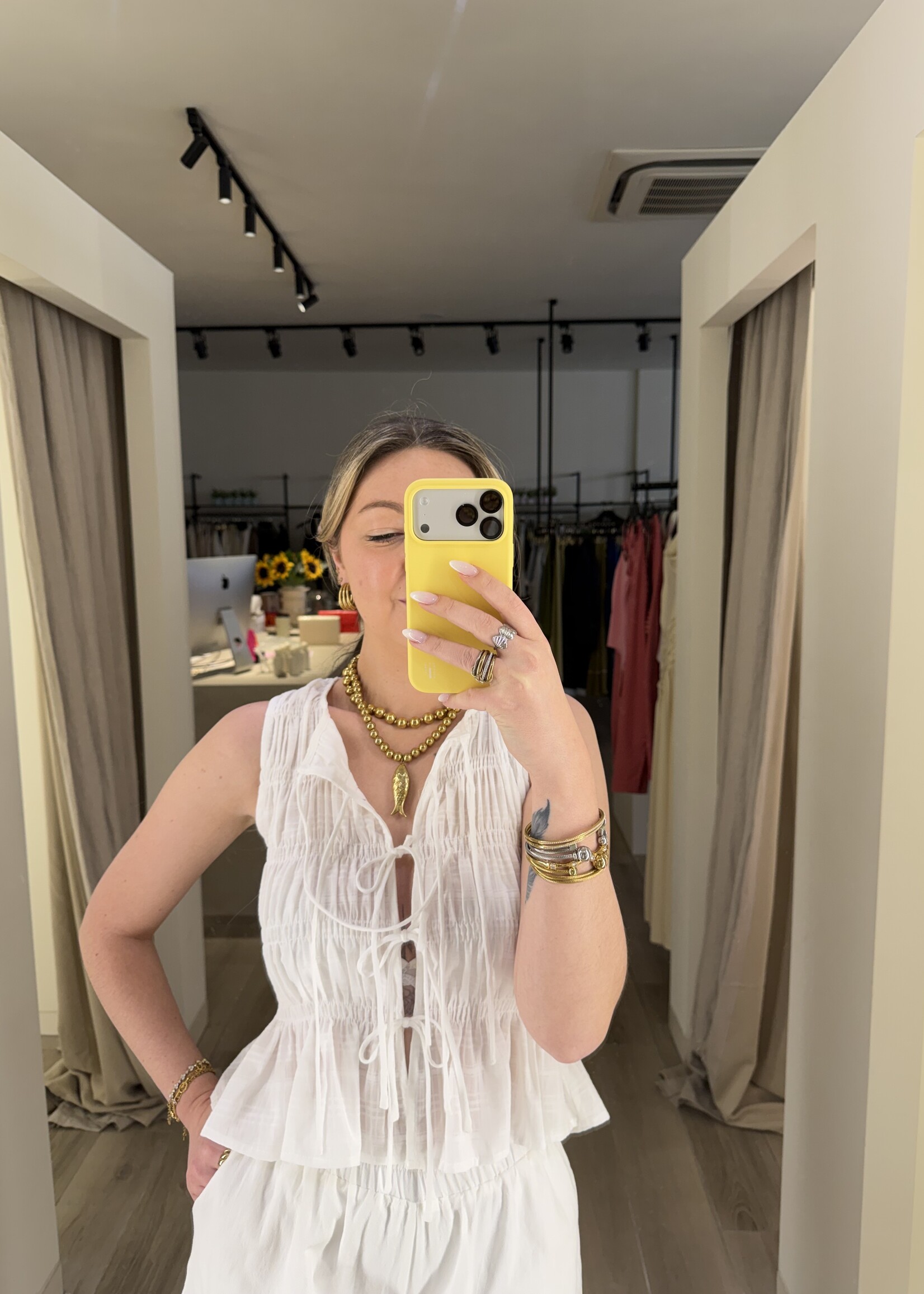 Rene top - White
