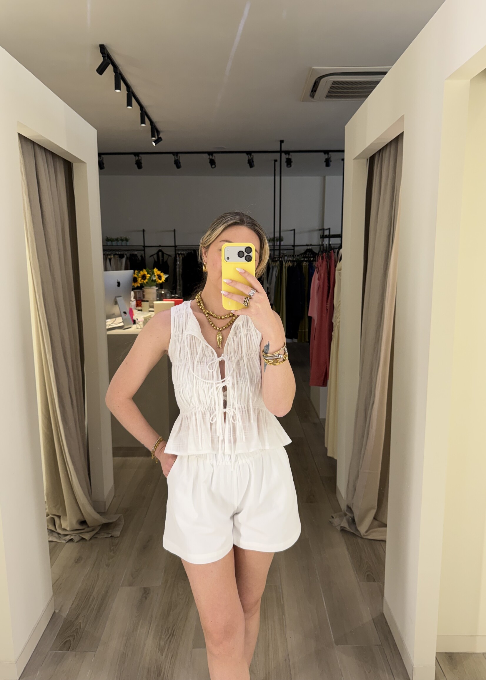 Rene short - White