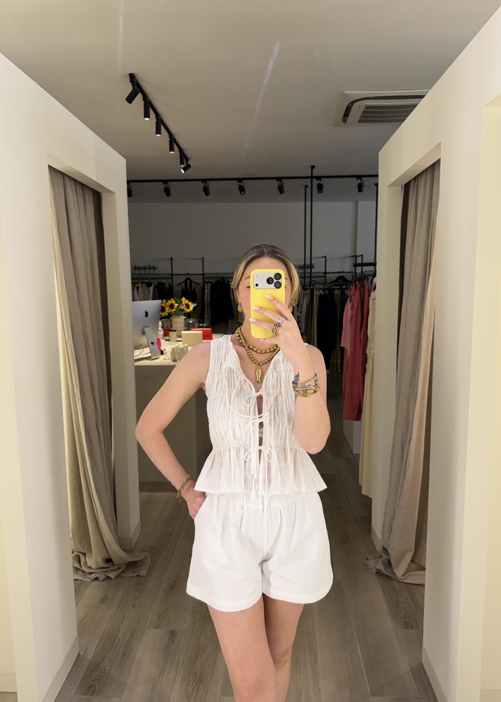 Rene short - White