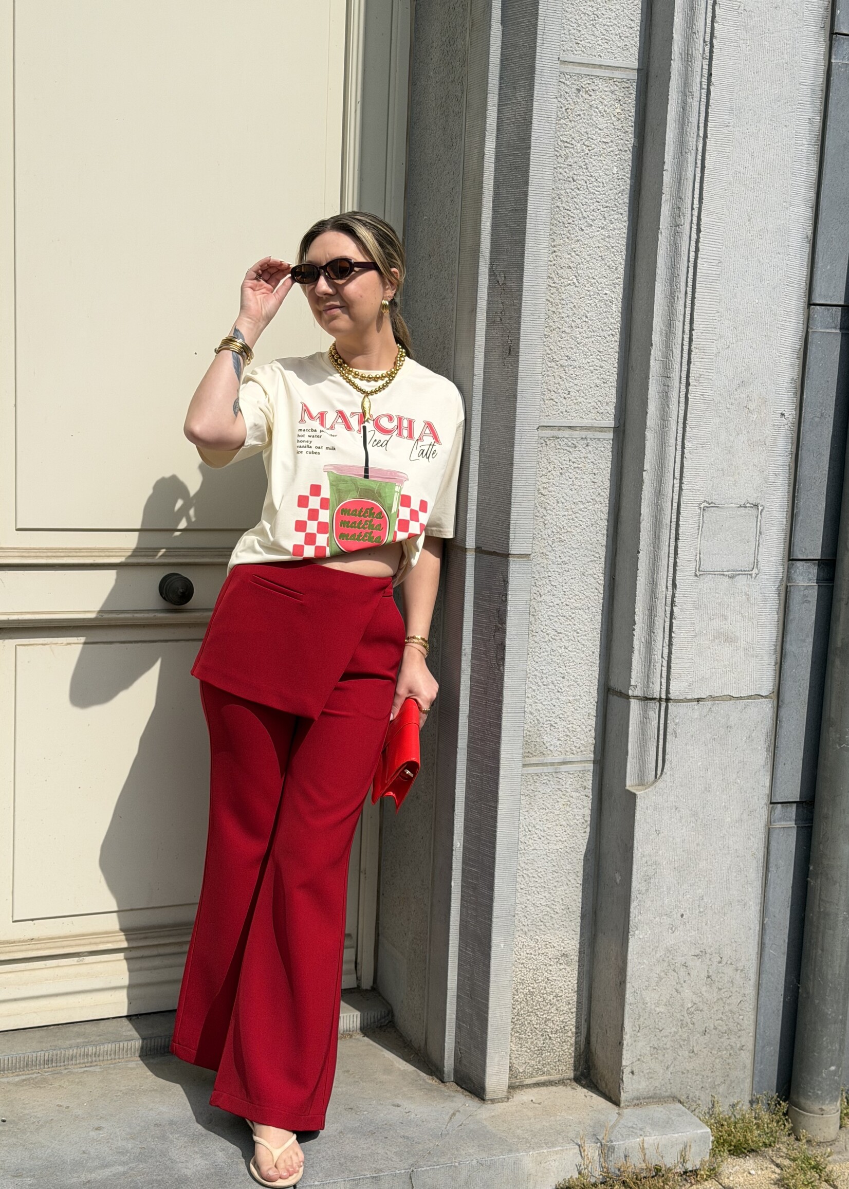 Giulia trousers - Red