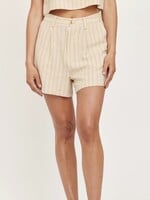 Janina linnen short - Beige