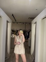 Janina linnen vest - Beige