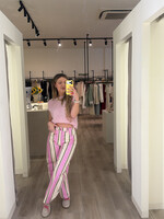 Sophia stripe trousers - Pink