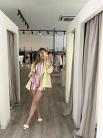 Sophia stripe short - Pink