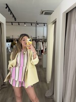 Sophia stripe top - Pink