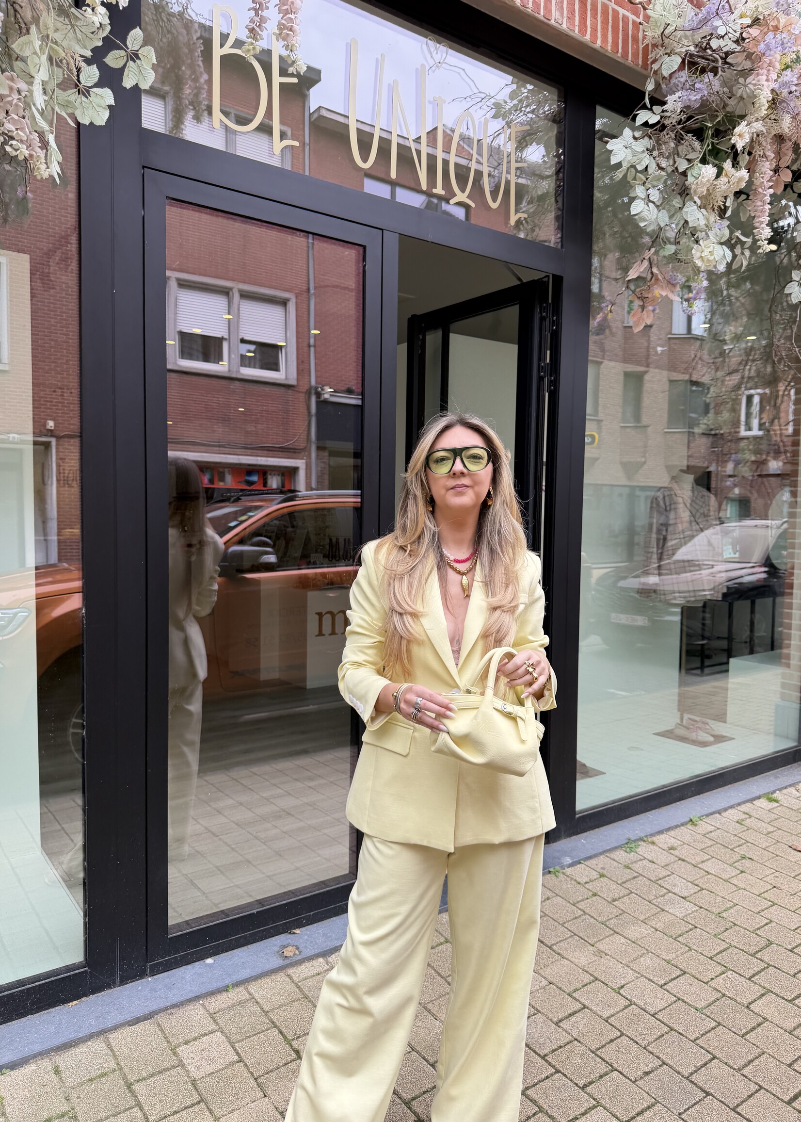 Suze blazer - Light yellow