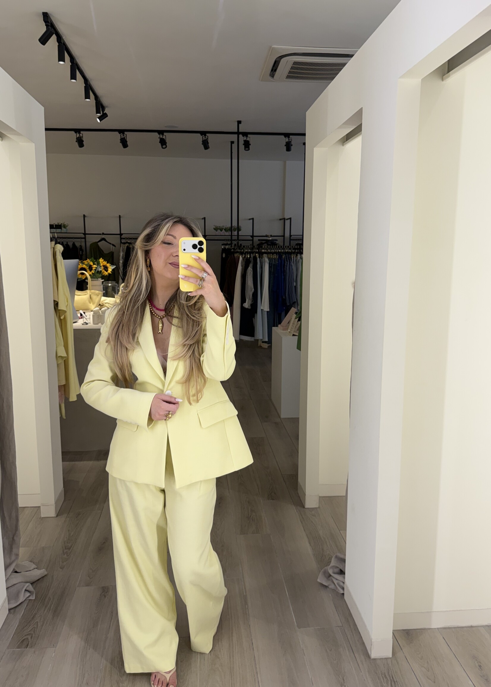 Suze blazer - Light yellow