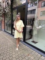 Zita jurk - Light Yellow