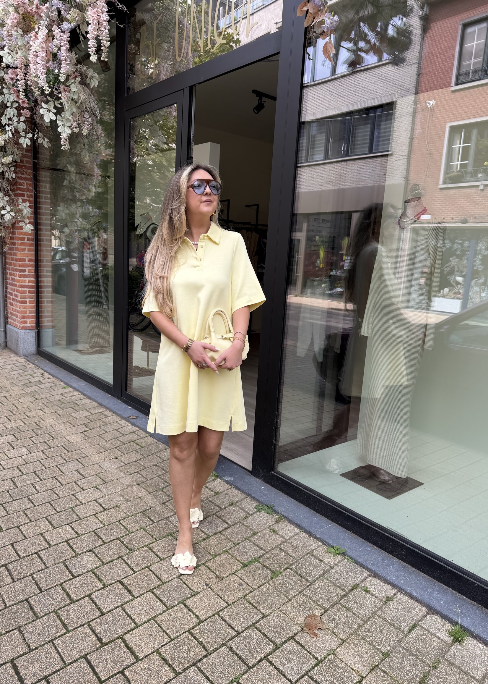 Zita jurk - Light Yellow