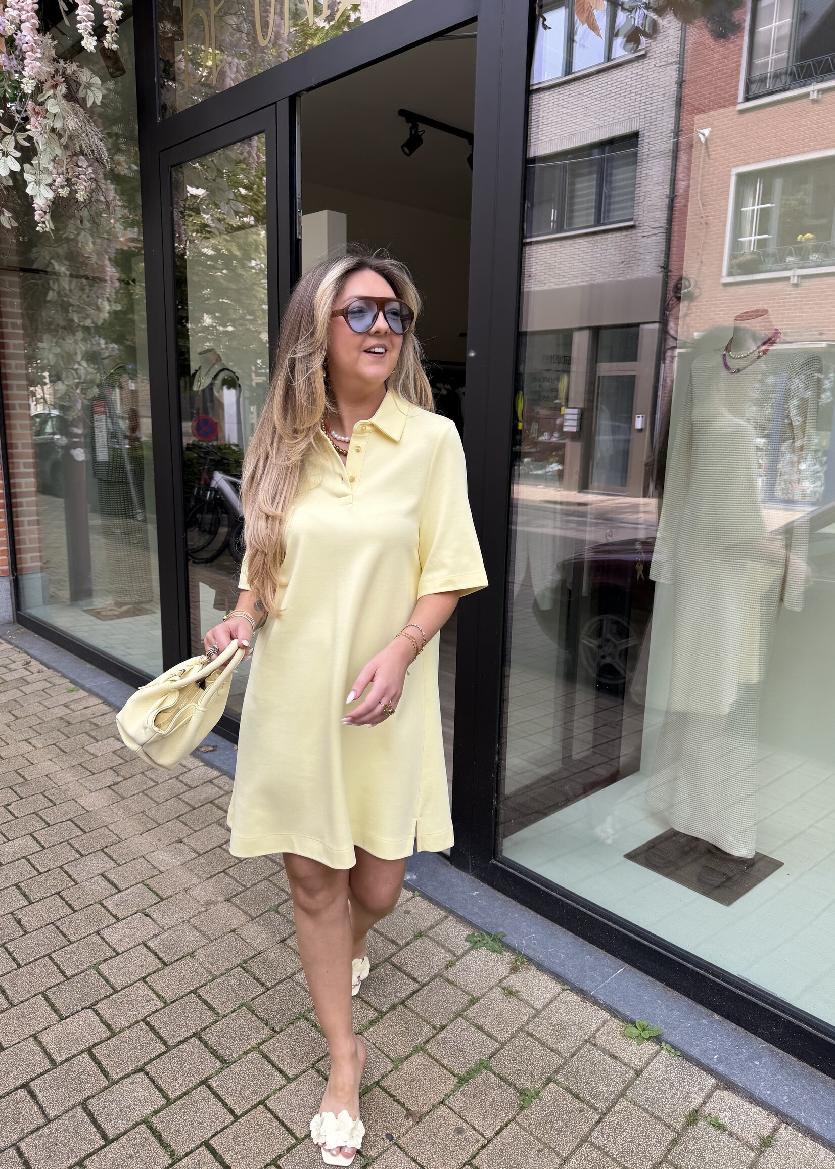 Zita jurk - Light Yellow