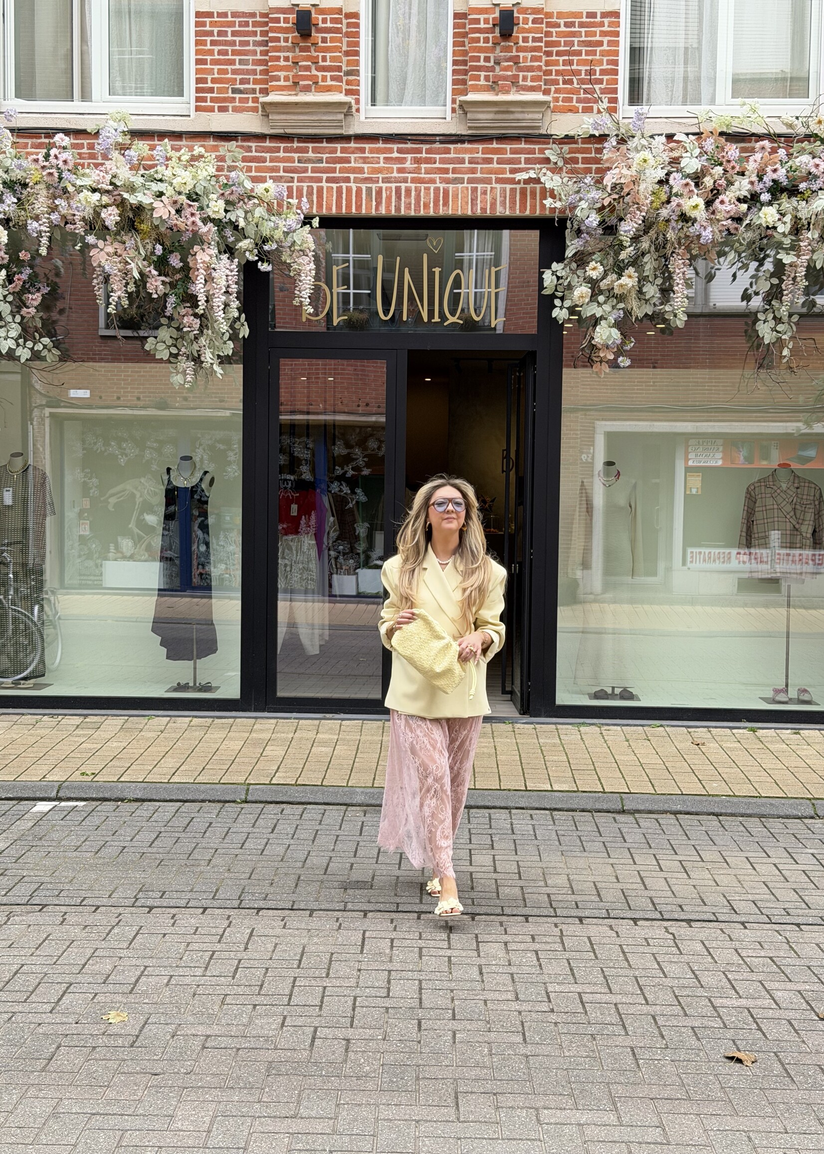 Yuna lace skirt - pink