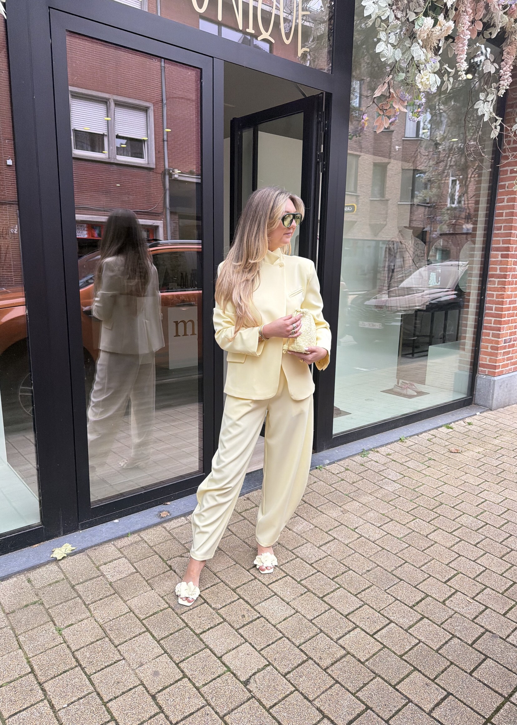 Igone Trousers - Light yellow