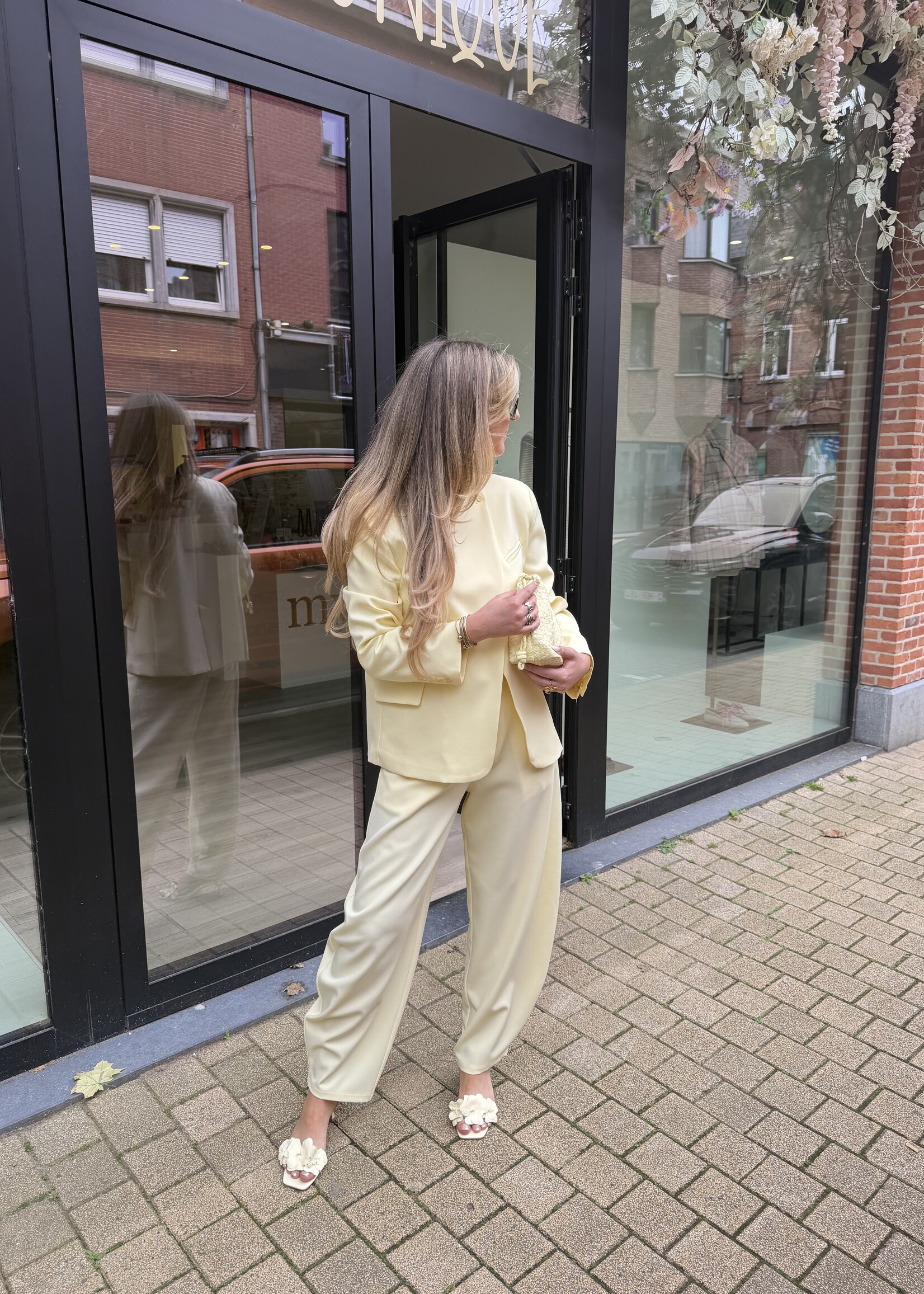 Igone Trousers - Light yellow