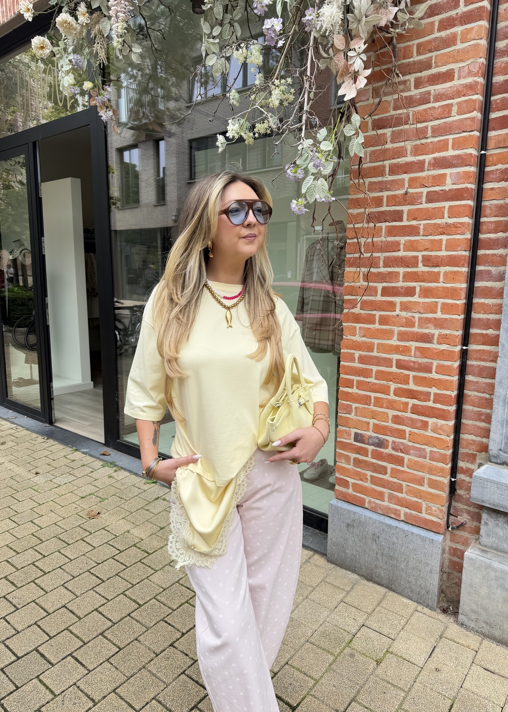 Mae t-shirt - Yellow  TU