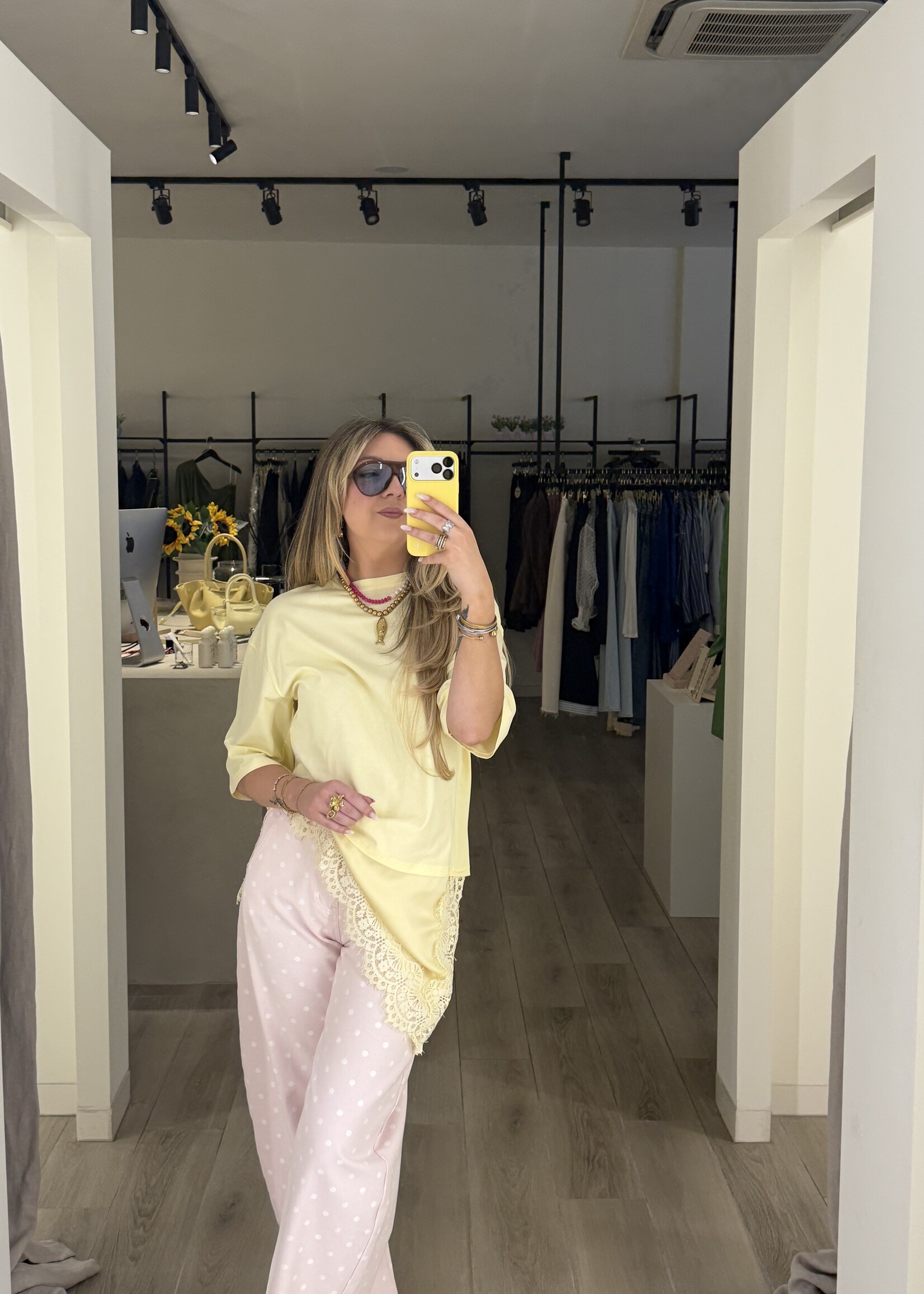 Mae t-shirt - Yellow  TU