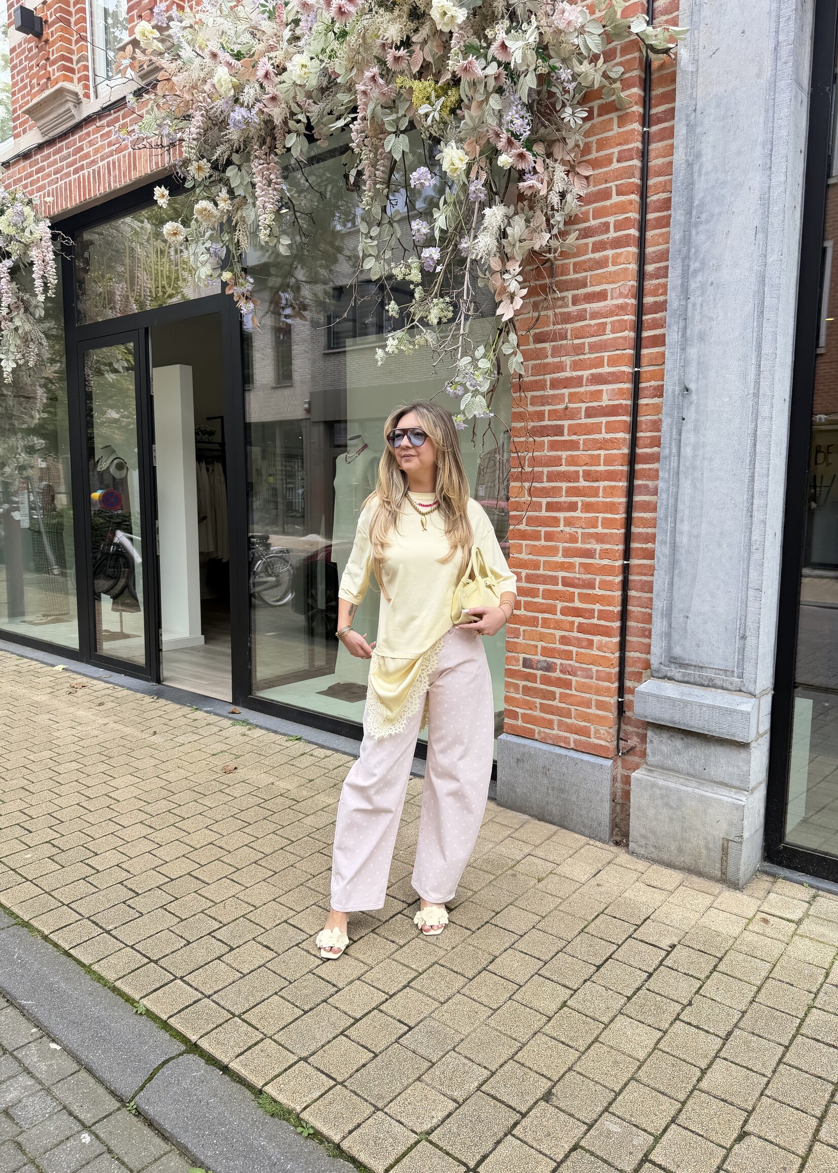 Mae t-shirt - Yellow  TU