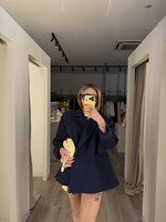 Yasmin oversized blazer - Dark blue TU