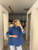 Yasmin oversized blazer - Denim blue TU