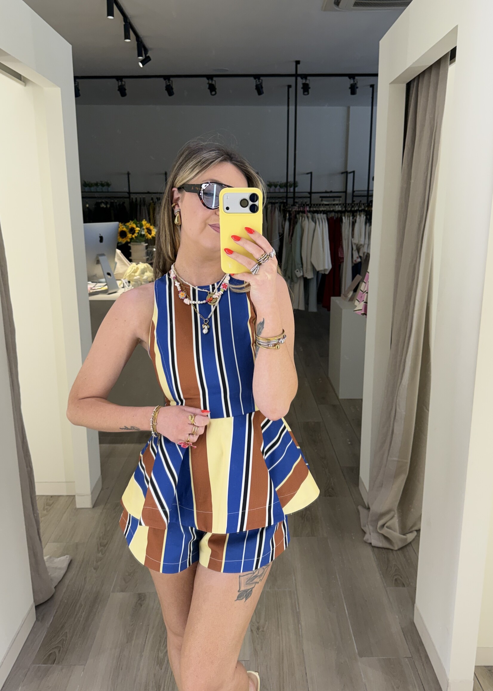 Sophia stripe top - multicolor