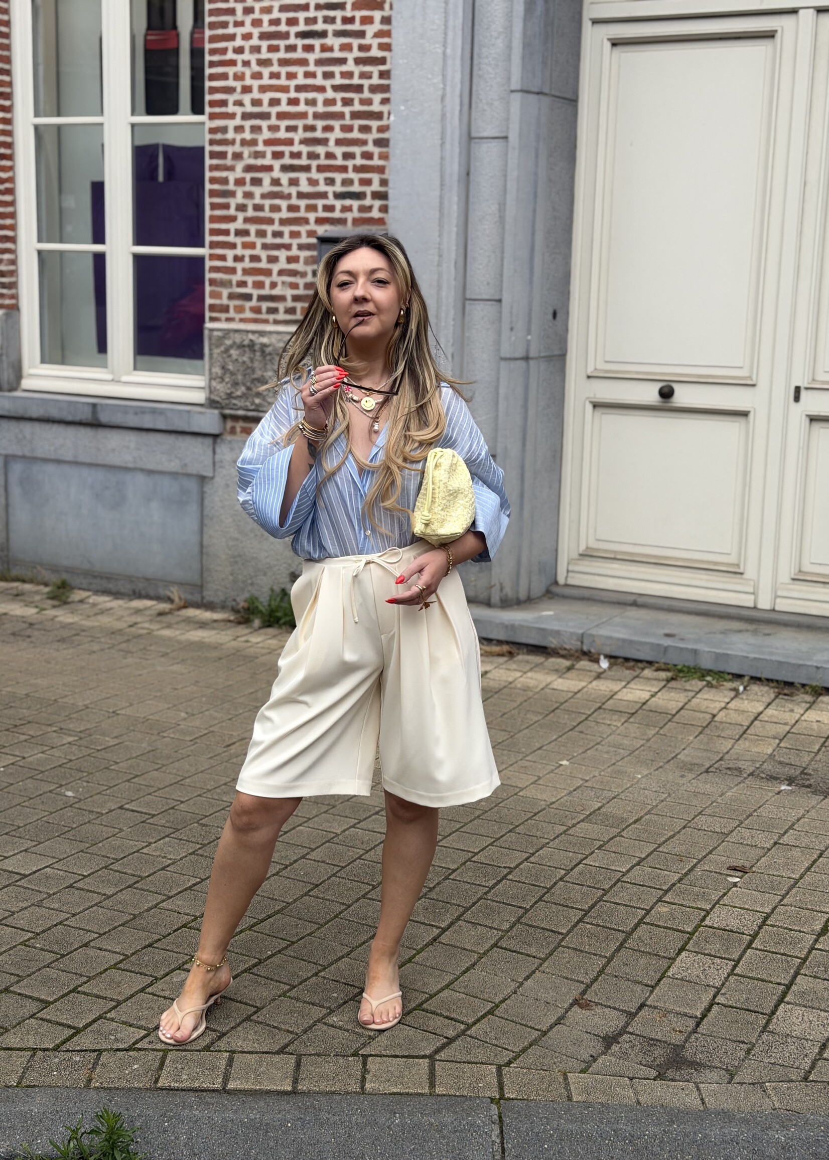 Siana blouse - Light blue