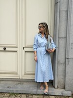 Elest stripe dress - Light blue