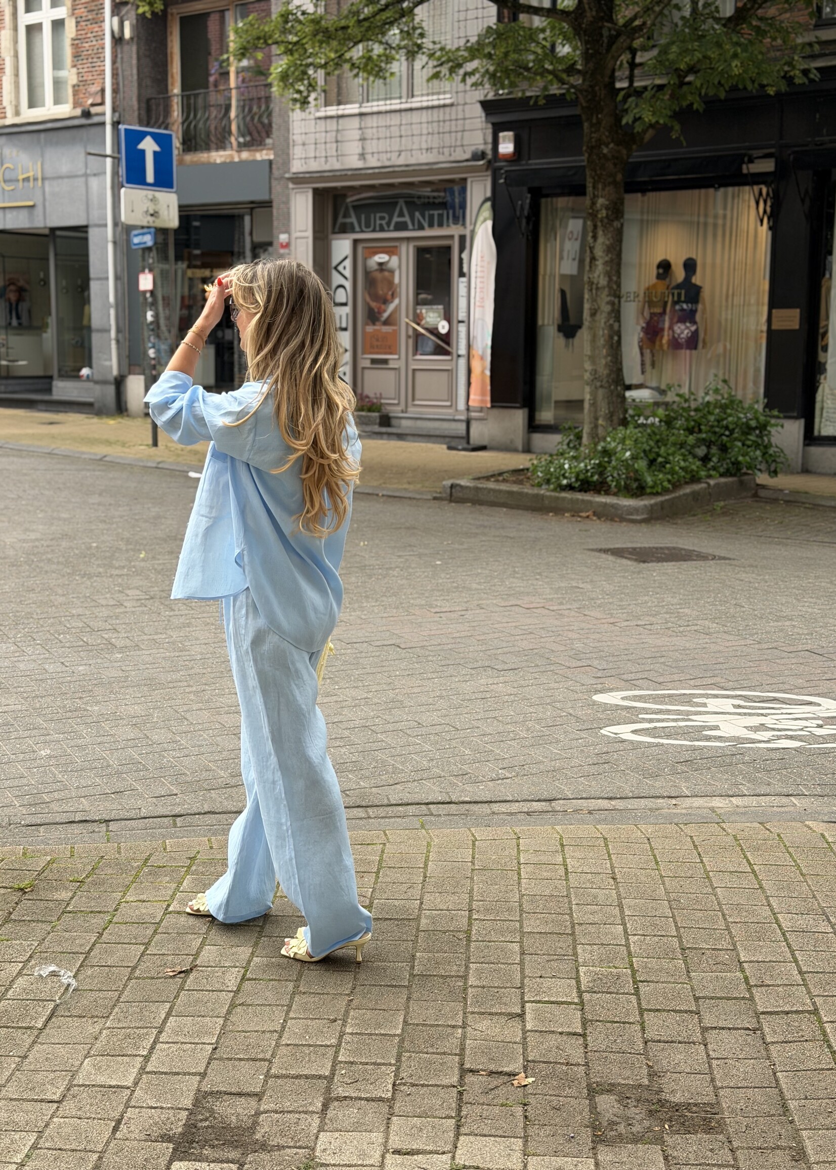 Elaine Pants - Light Blue