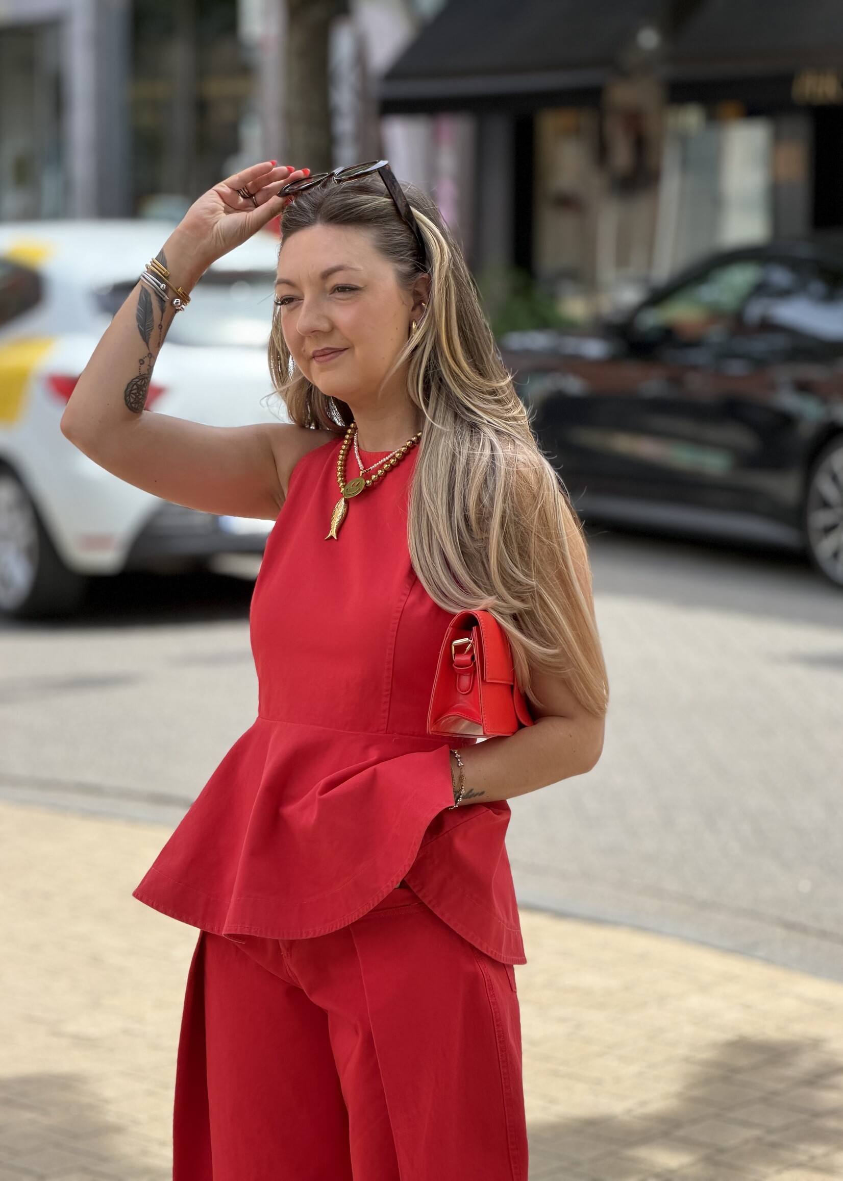 Yulia top - Red