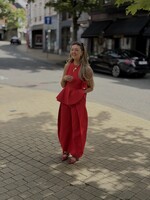 Yulia balloon jeans - Red