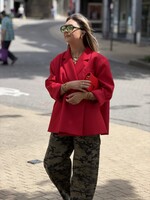 Yasmin oversized blazer - Red TU