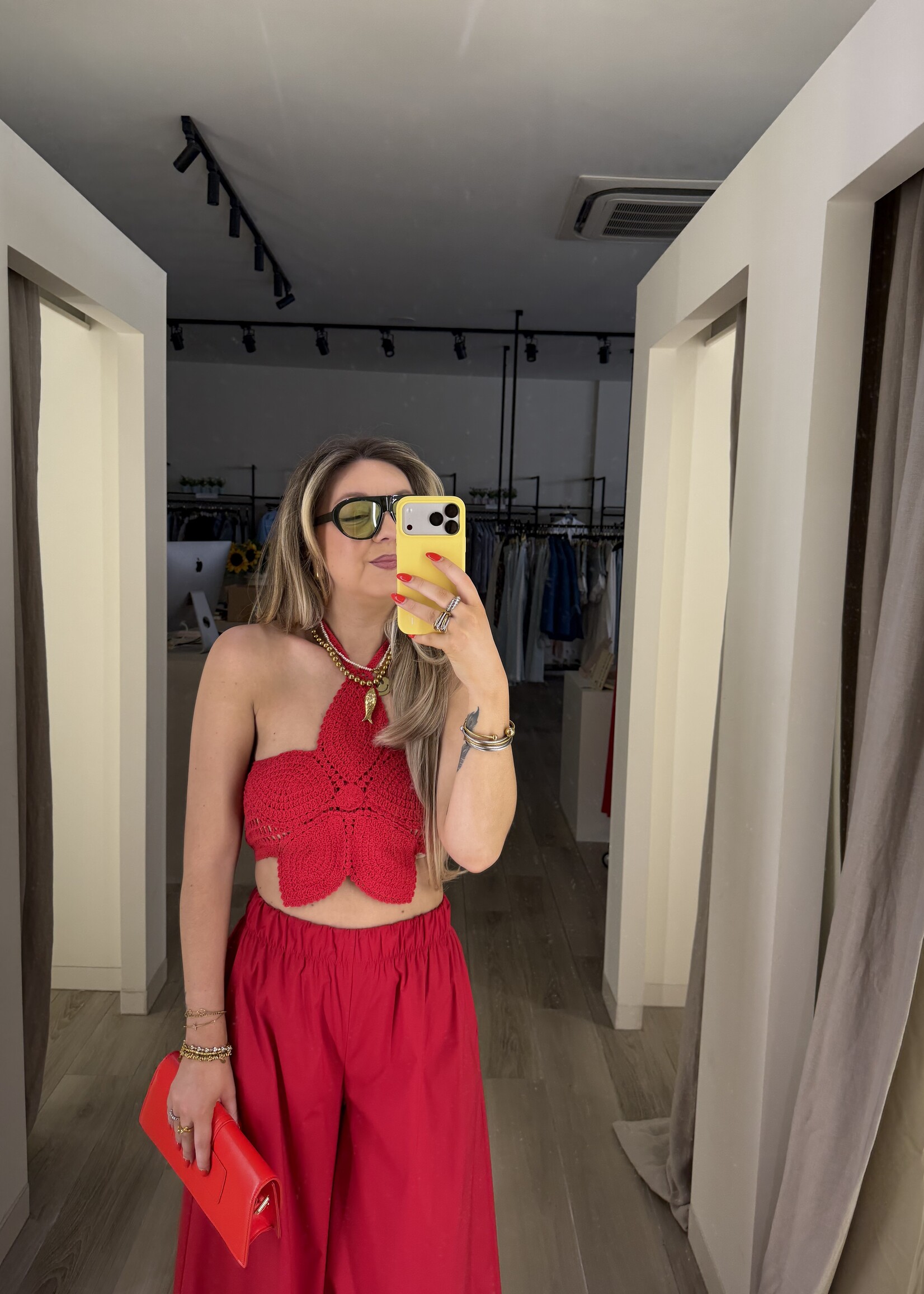 Fara top - Red
