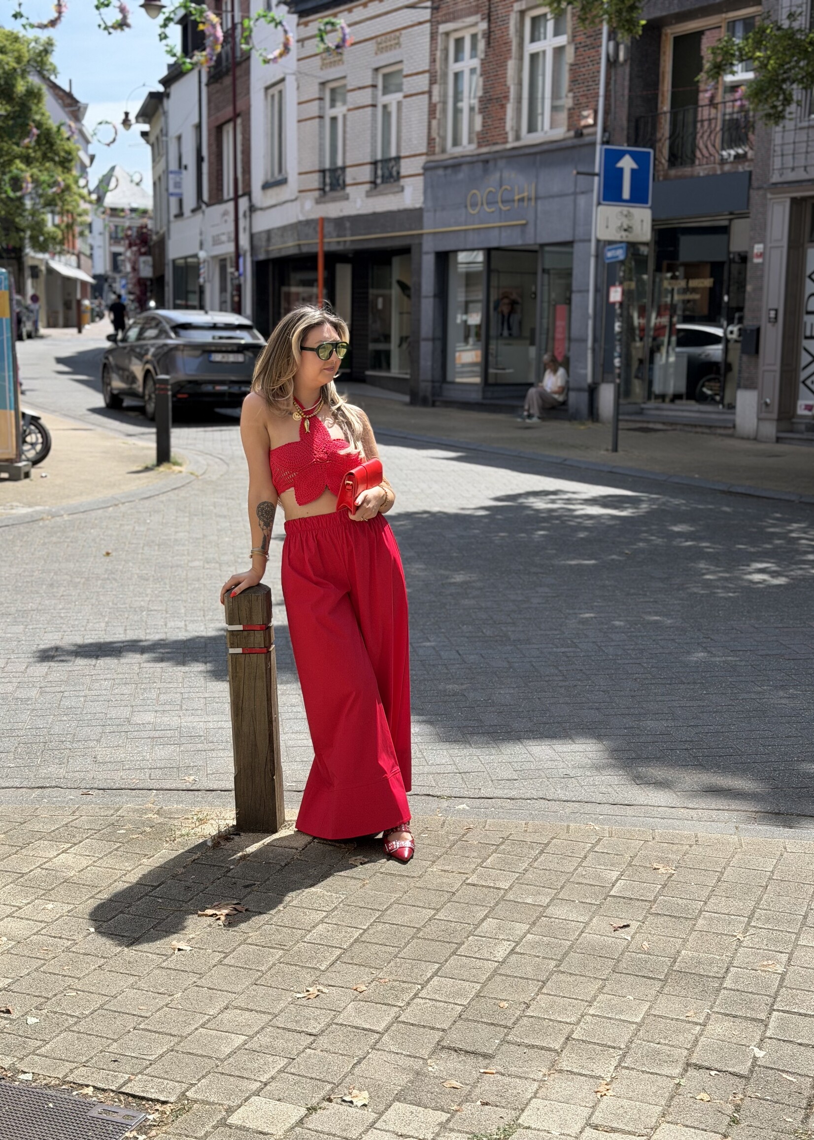 Jolande pants - Red