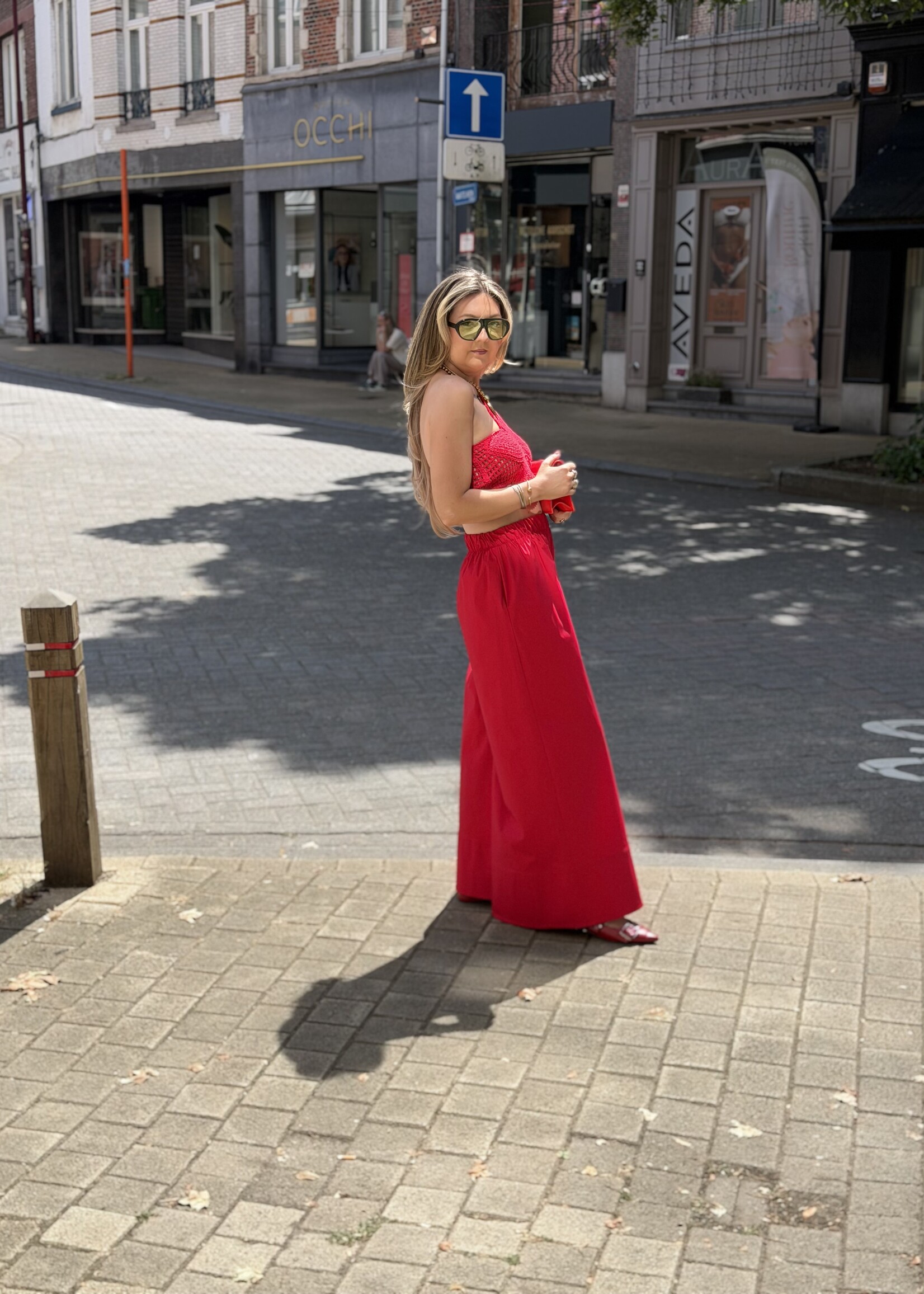 Jolande pants - Red