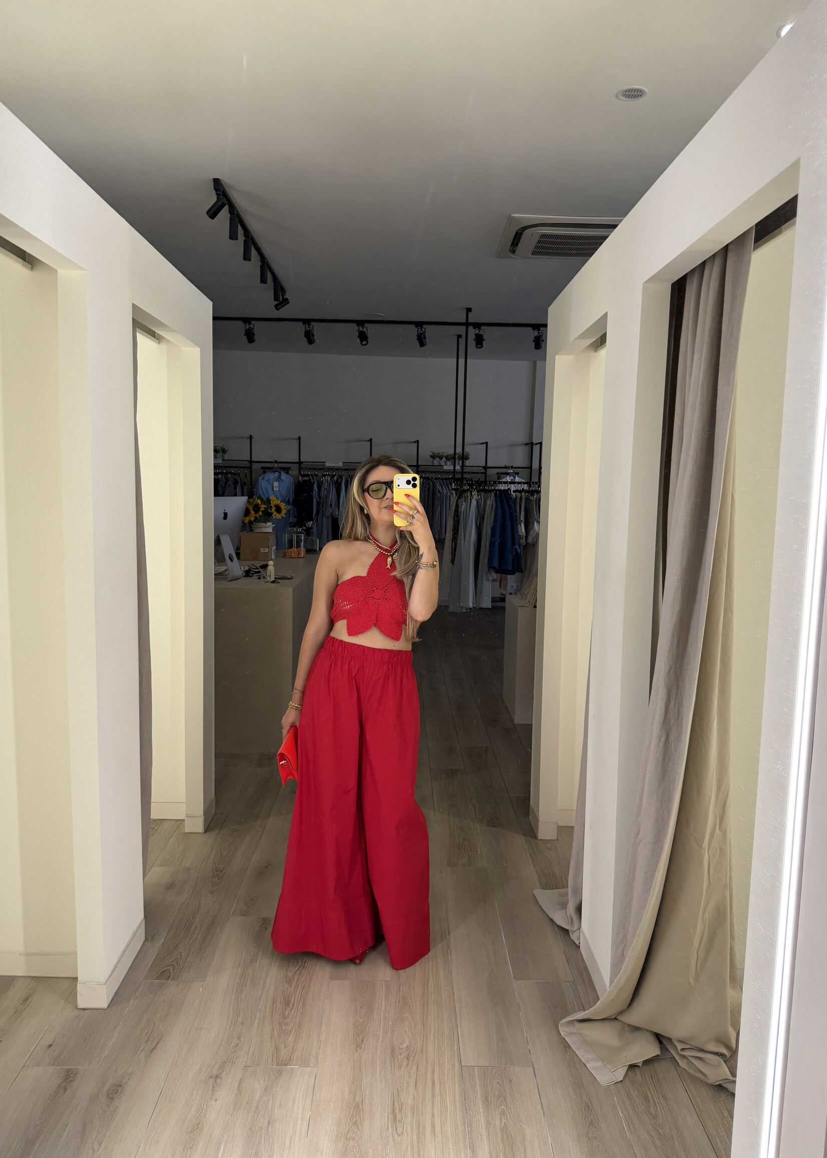 Jolande pants - Red