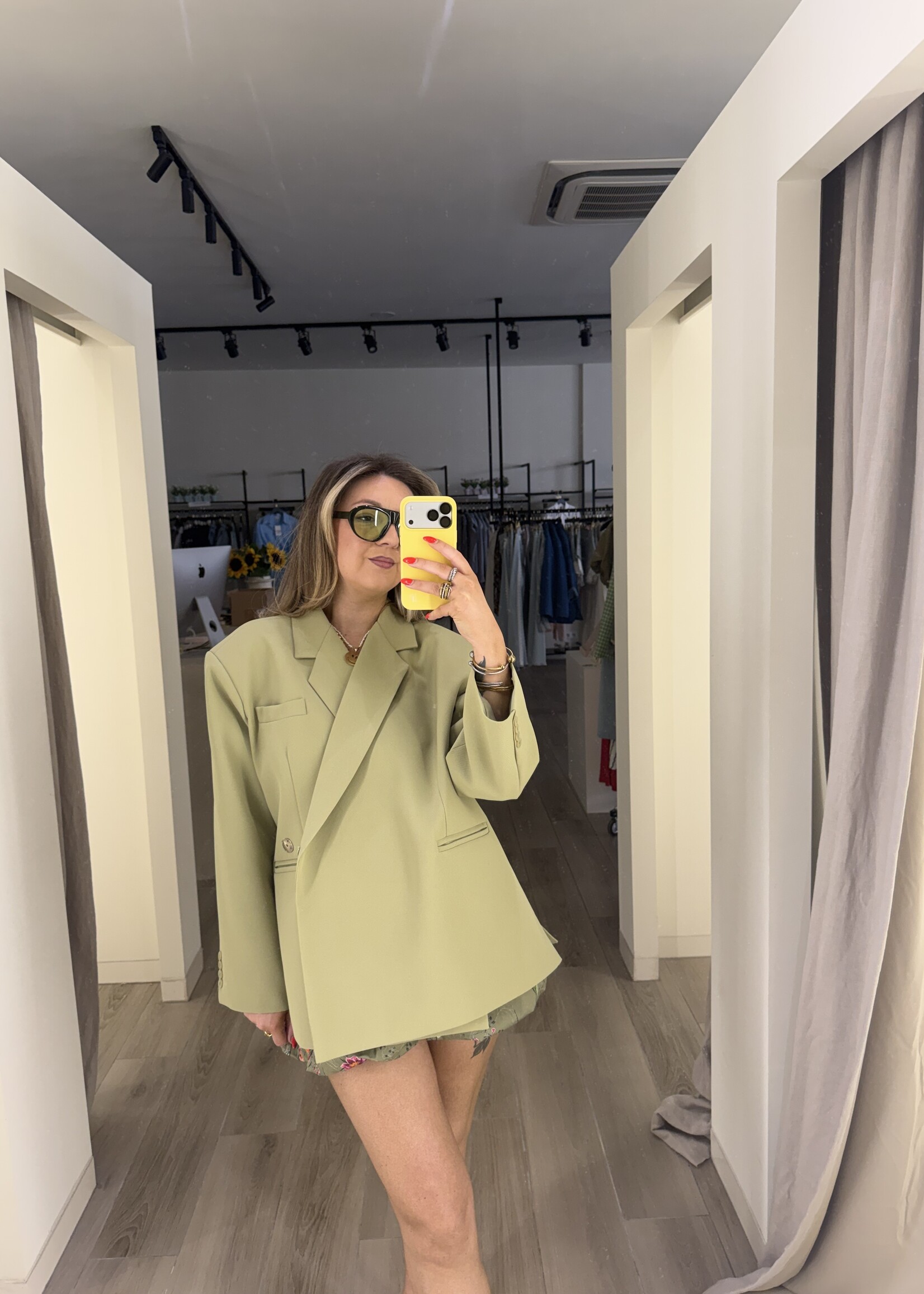 Yasmin oversized blazer - Green TU
