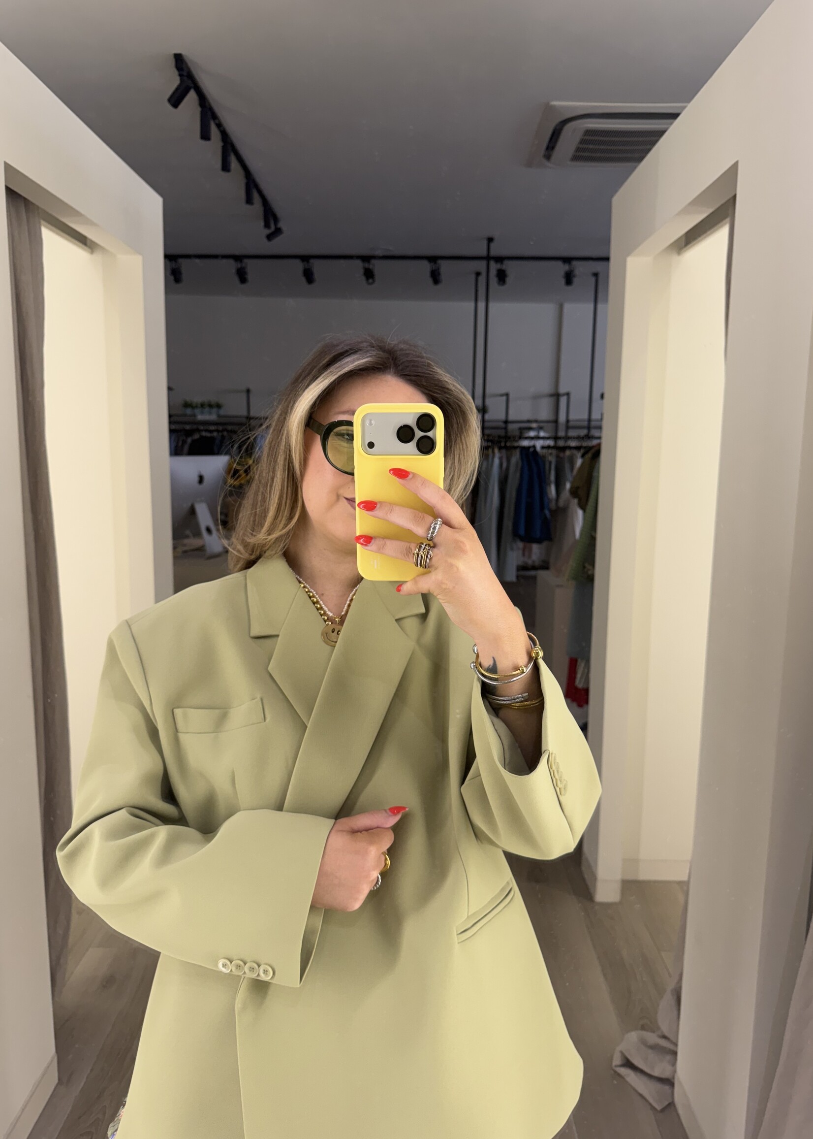 Yasmin oversized blazer - Green TU