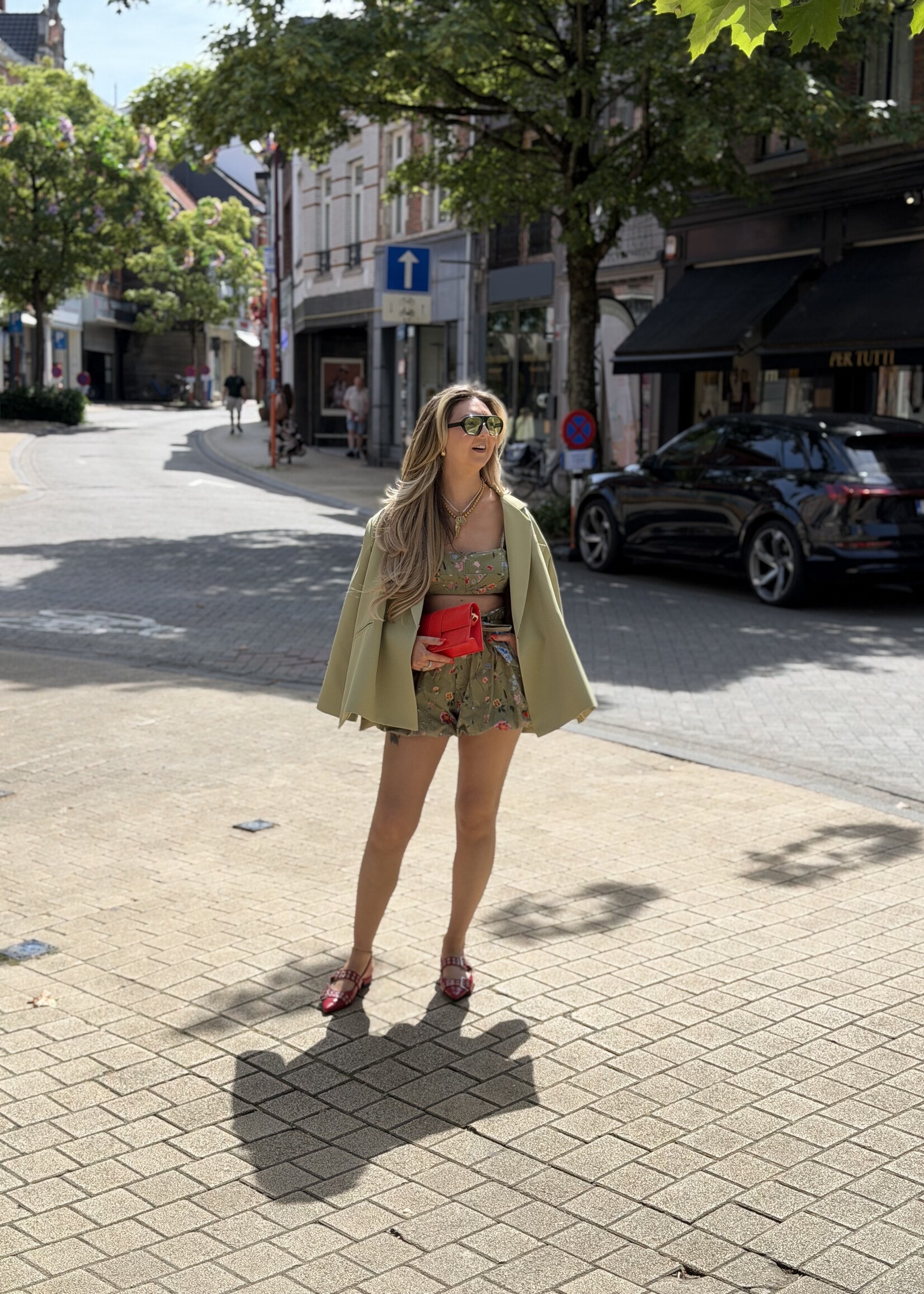 Bie SET top + short - Multicolor