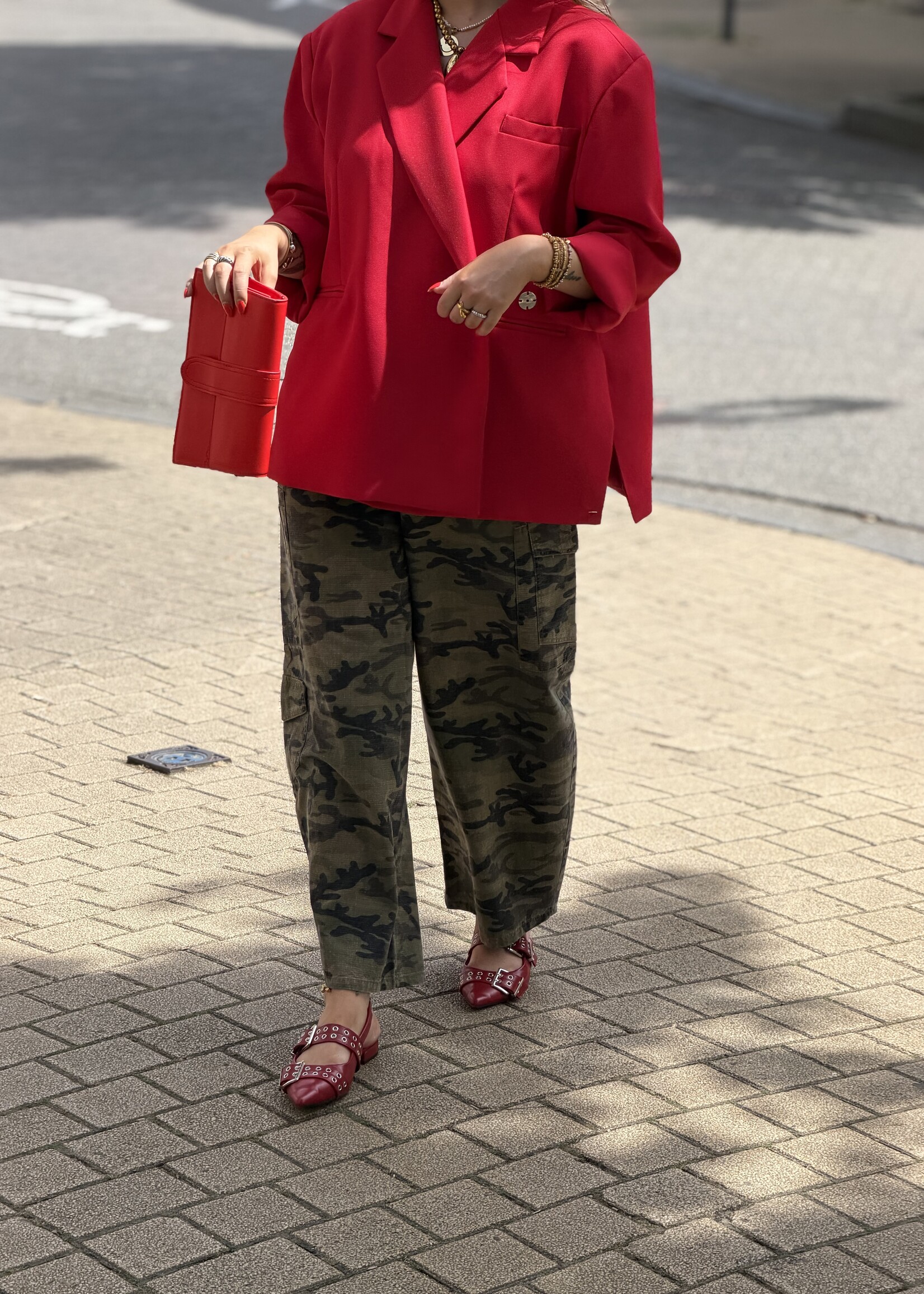 Sofia slingback - Red