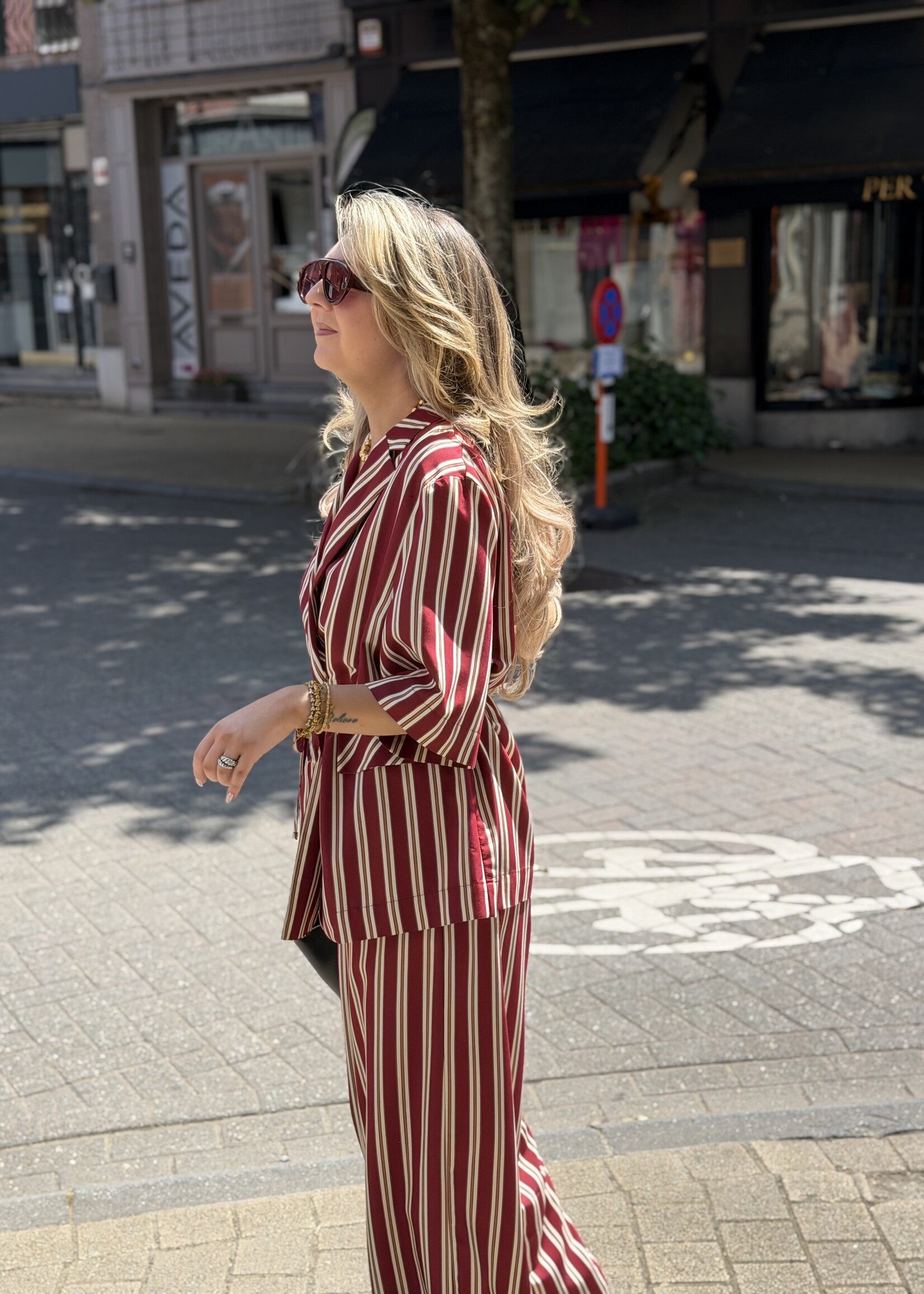 Inna stripe vest - Multicolor