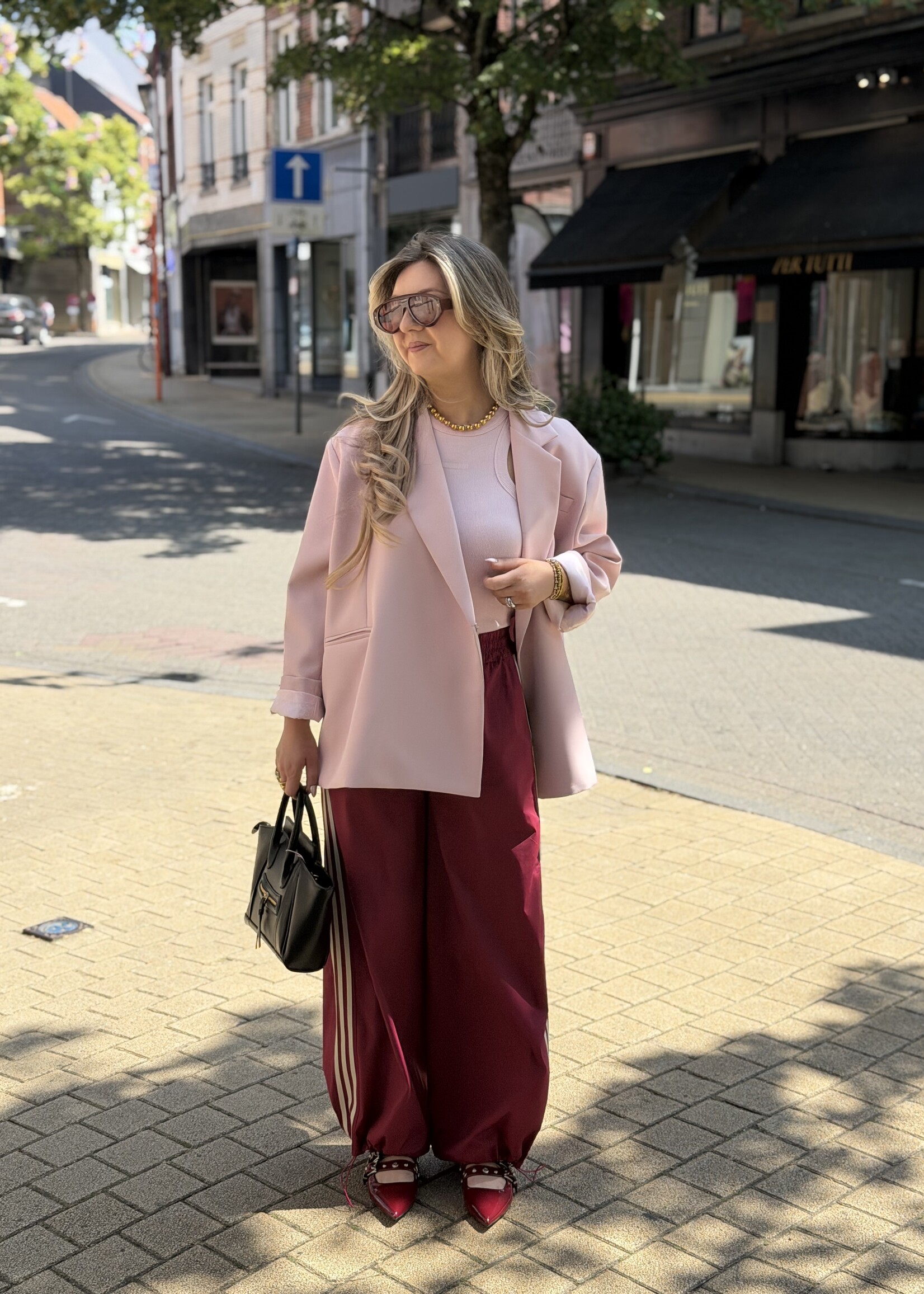Anaira trousers - Bordeaux
