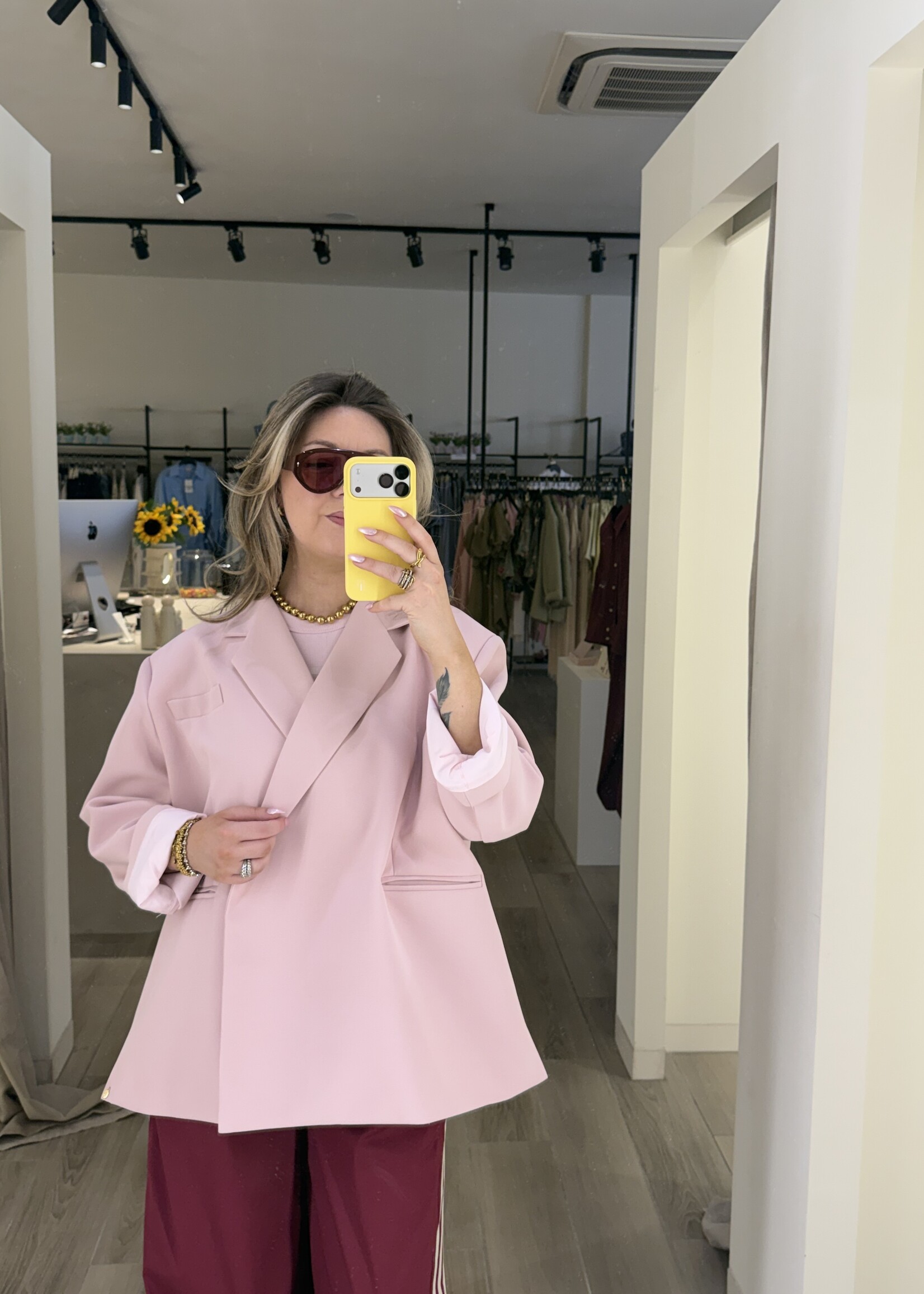 Yasmin oversized - Old pink TU