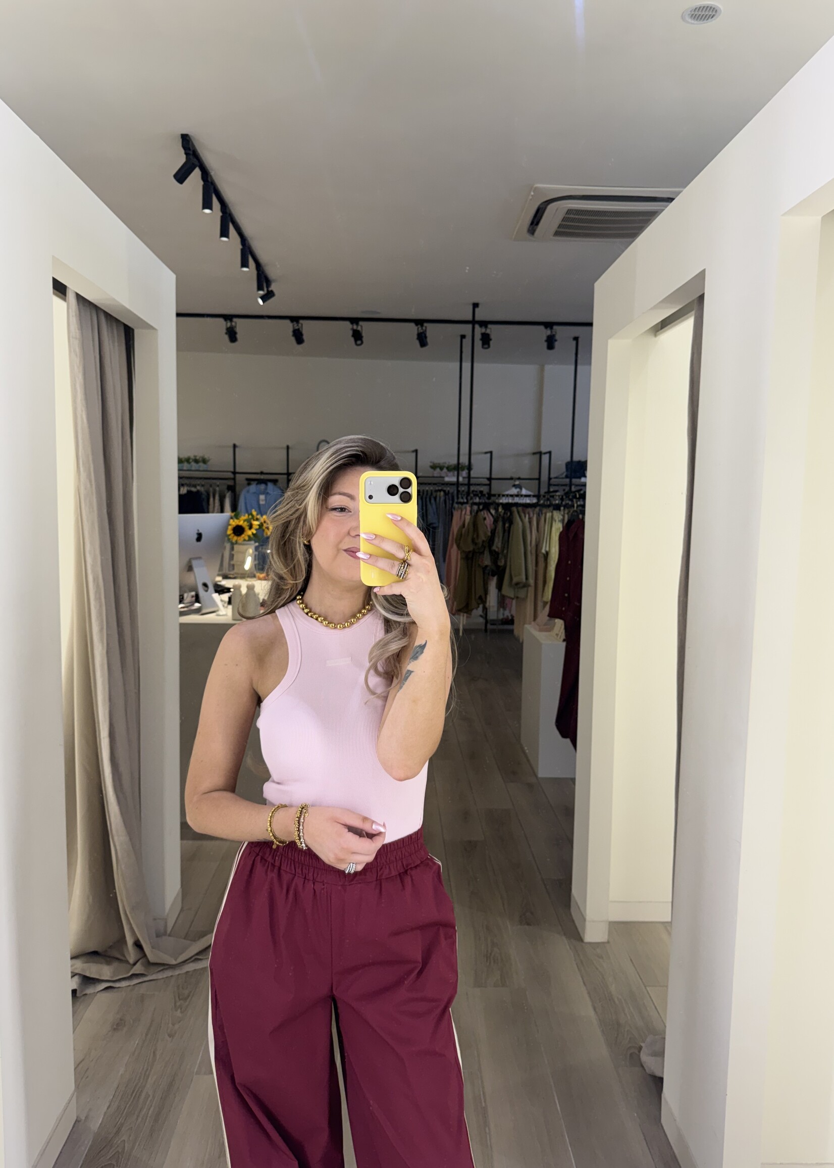 Jolie Singlet - Soft Pink