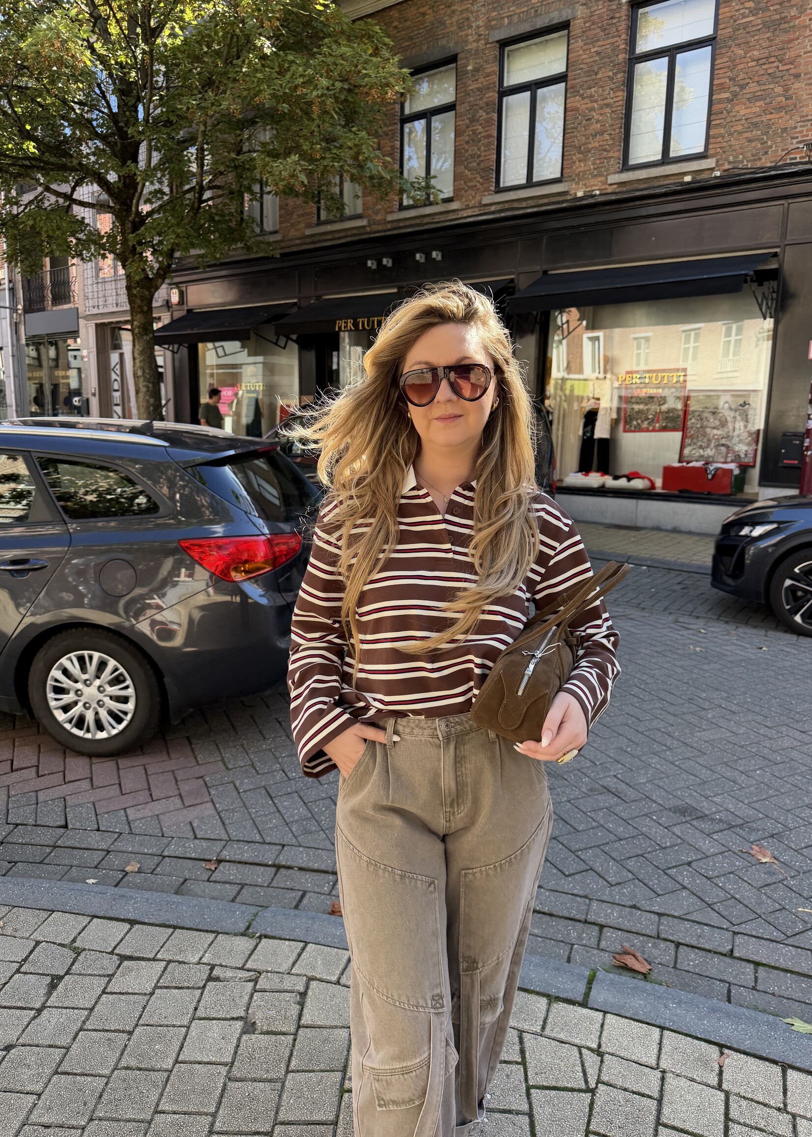 Emilia Polo | Striped Espresso