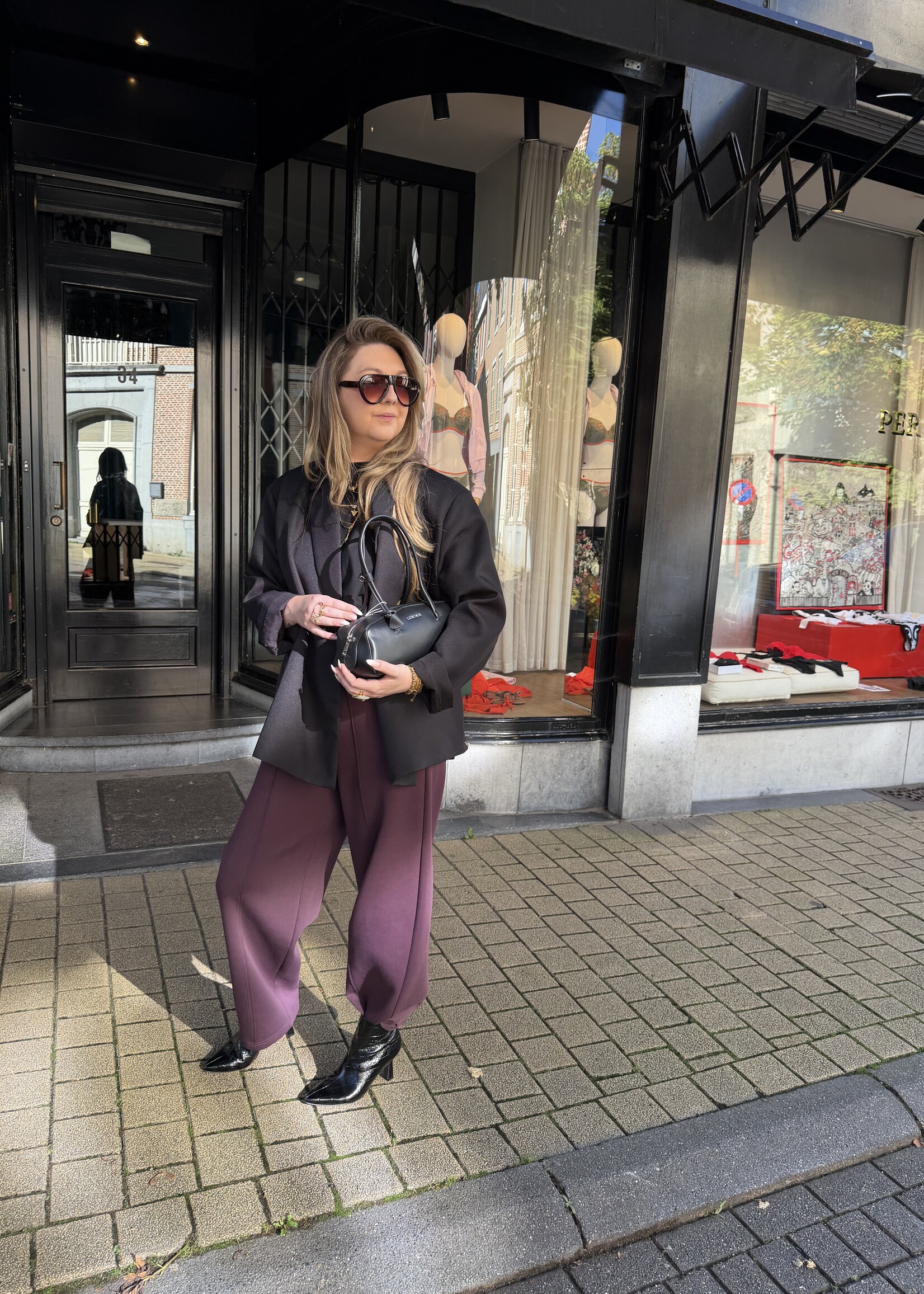 Leyla Pants | Mulberry Wine