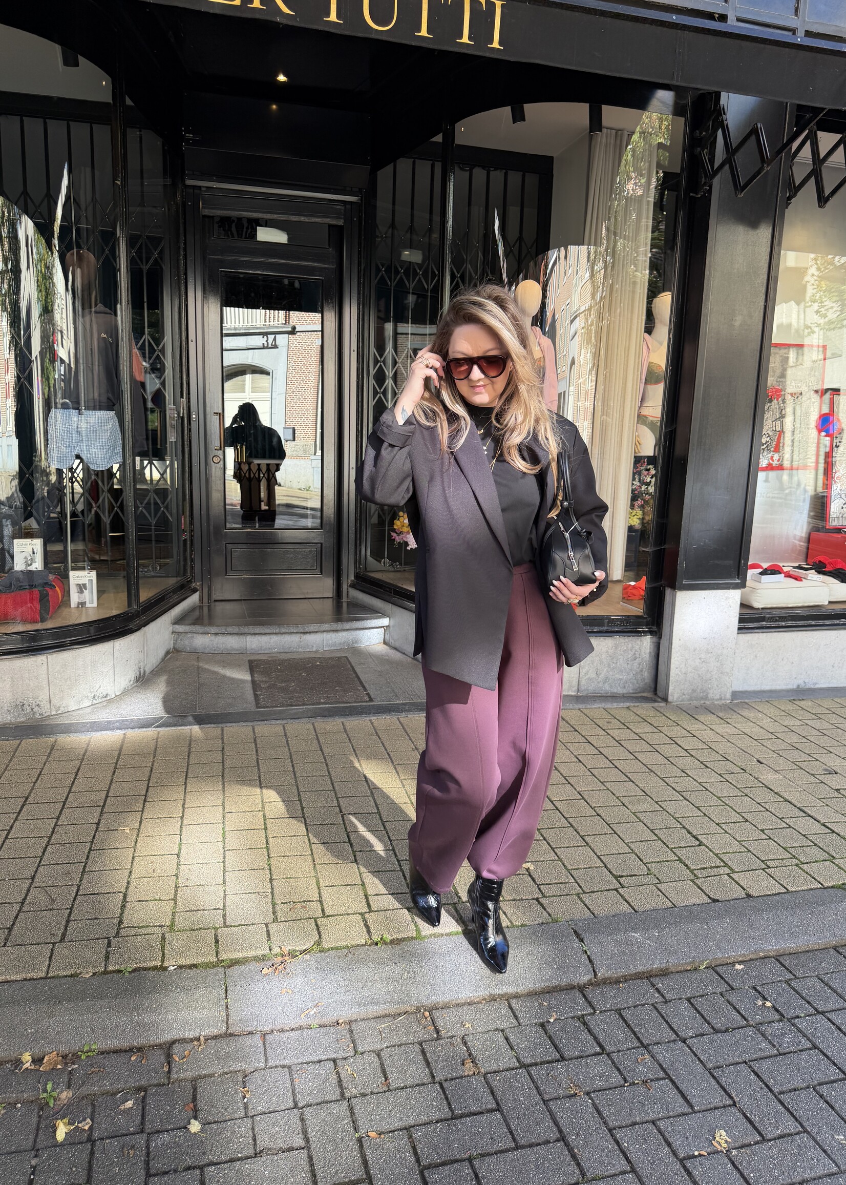 Leyla Pants | Mulberry Wine