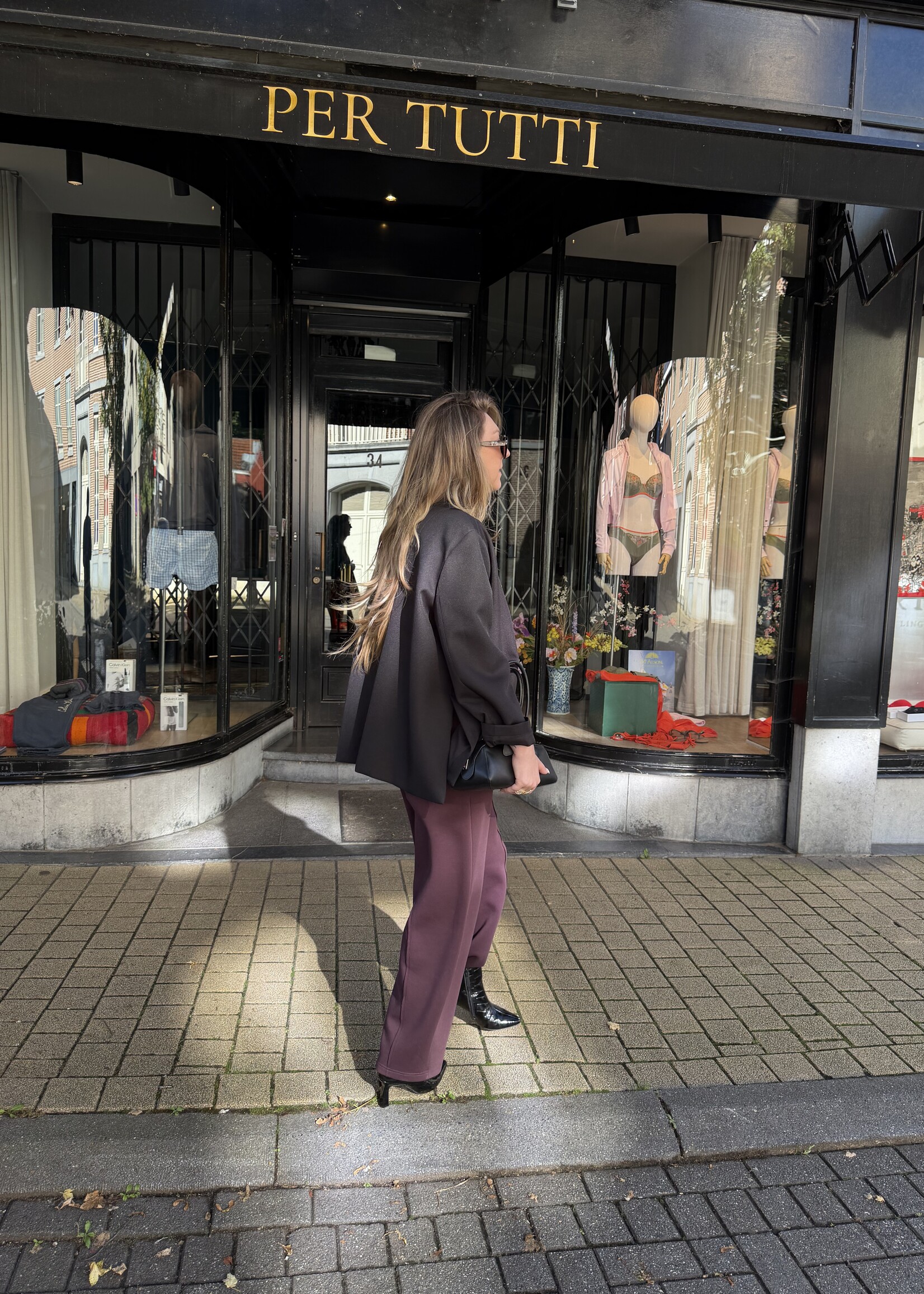 Leyla Pants | Mulberry Wine
