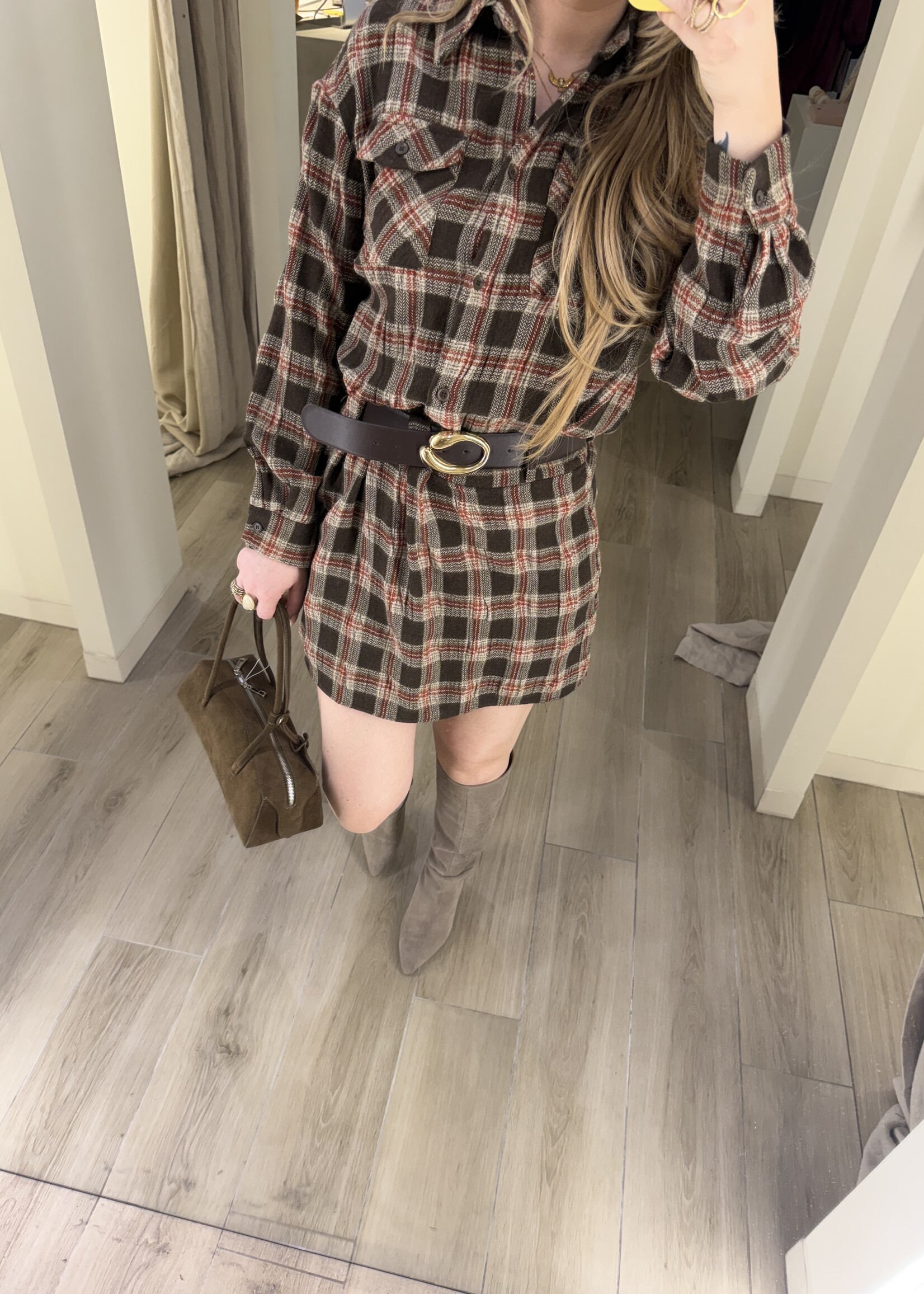 Stere ruit dress - multi color