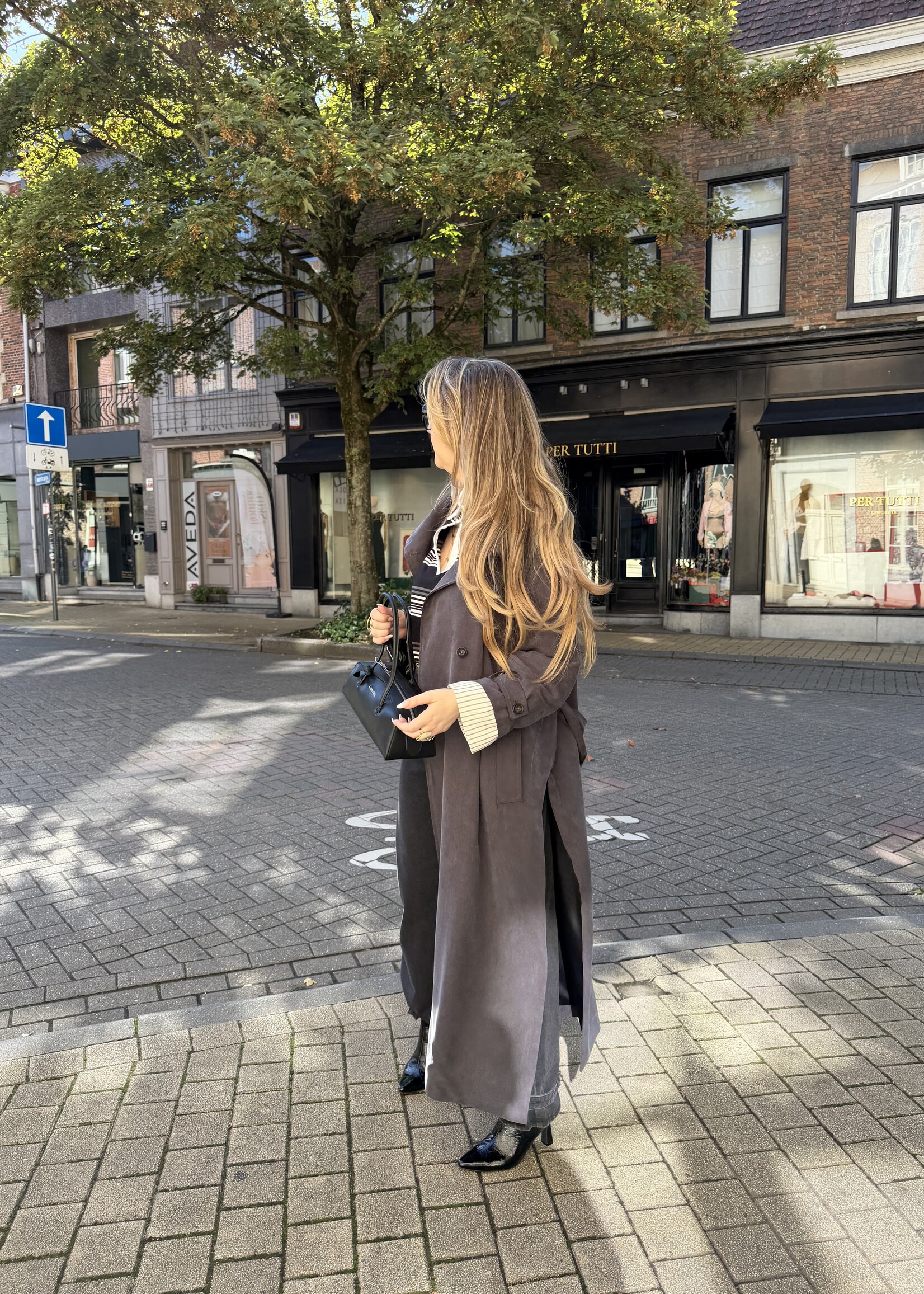 Odera trench coat -  Grey TU