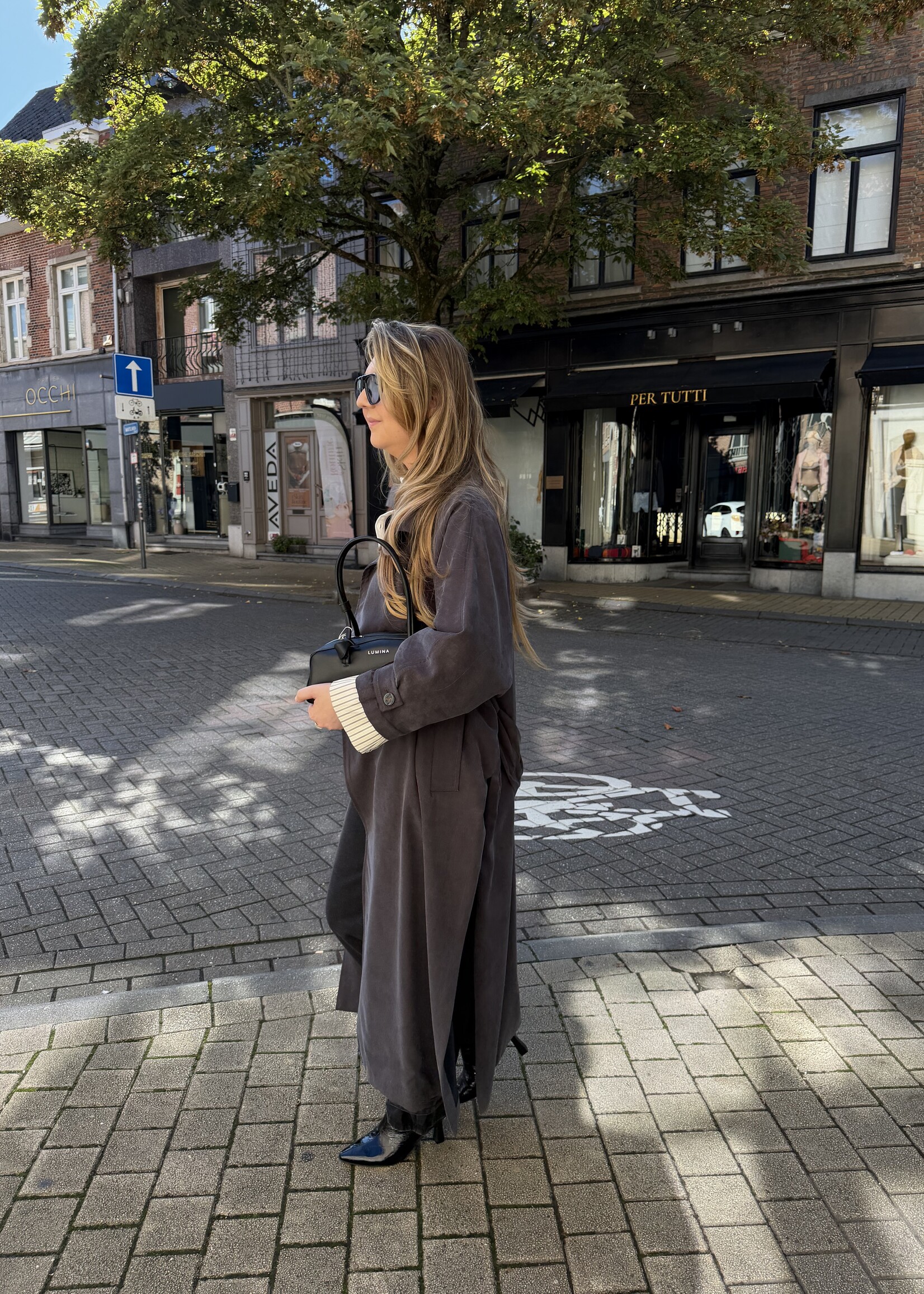 Odera trench coat -  Grey TU