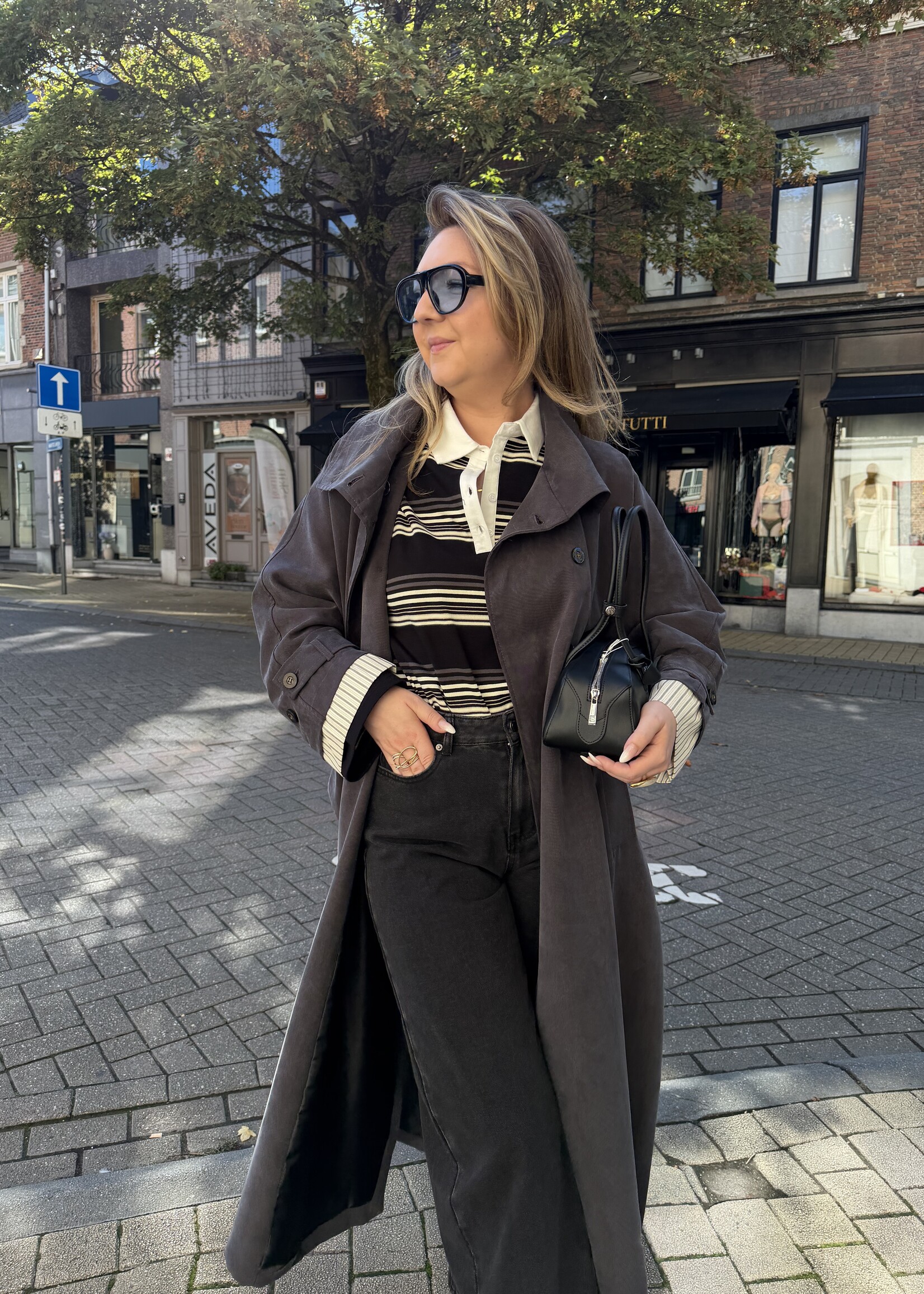 Odera trench coat -  Grey TU